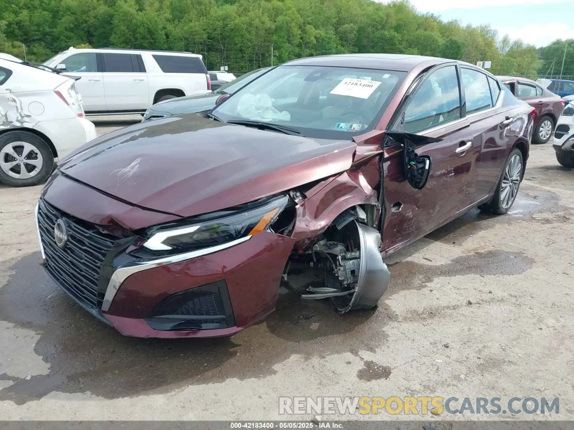 2 fotografías del automóvil dañado 1N4BL4EWXRN304835 NISSAN ALTIMA 2024