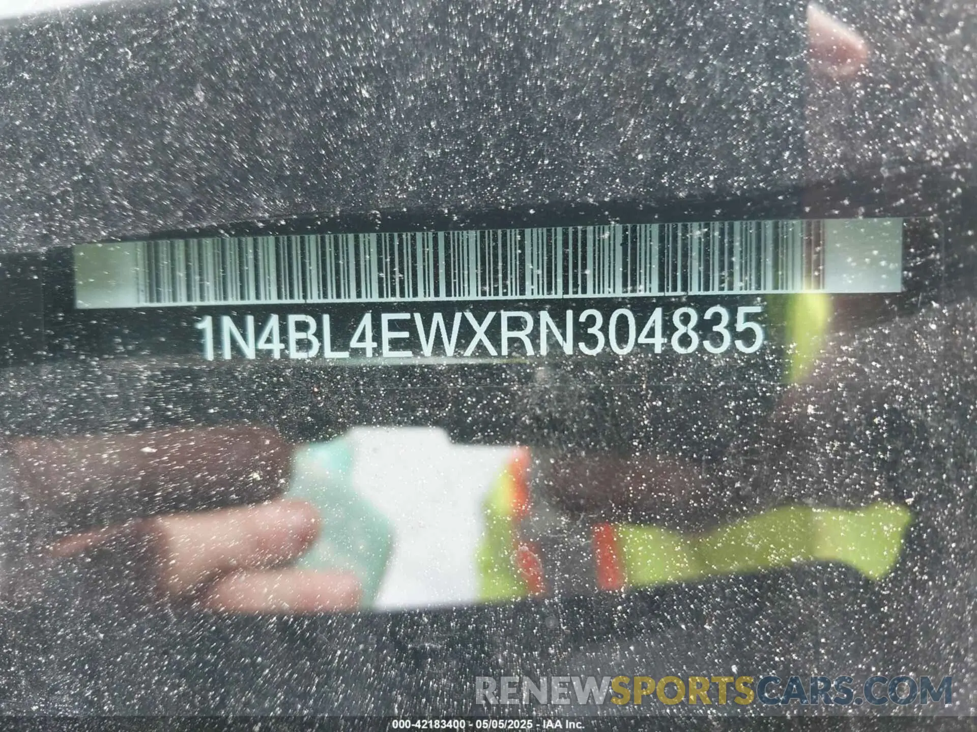 9 fotografías del automóvil dañado 1N4BL4EWXRN304835 NISSAN ALTIMA 2024