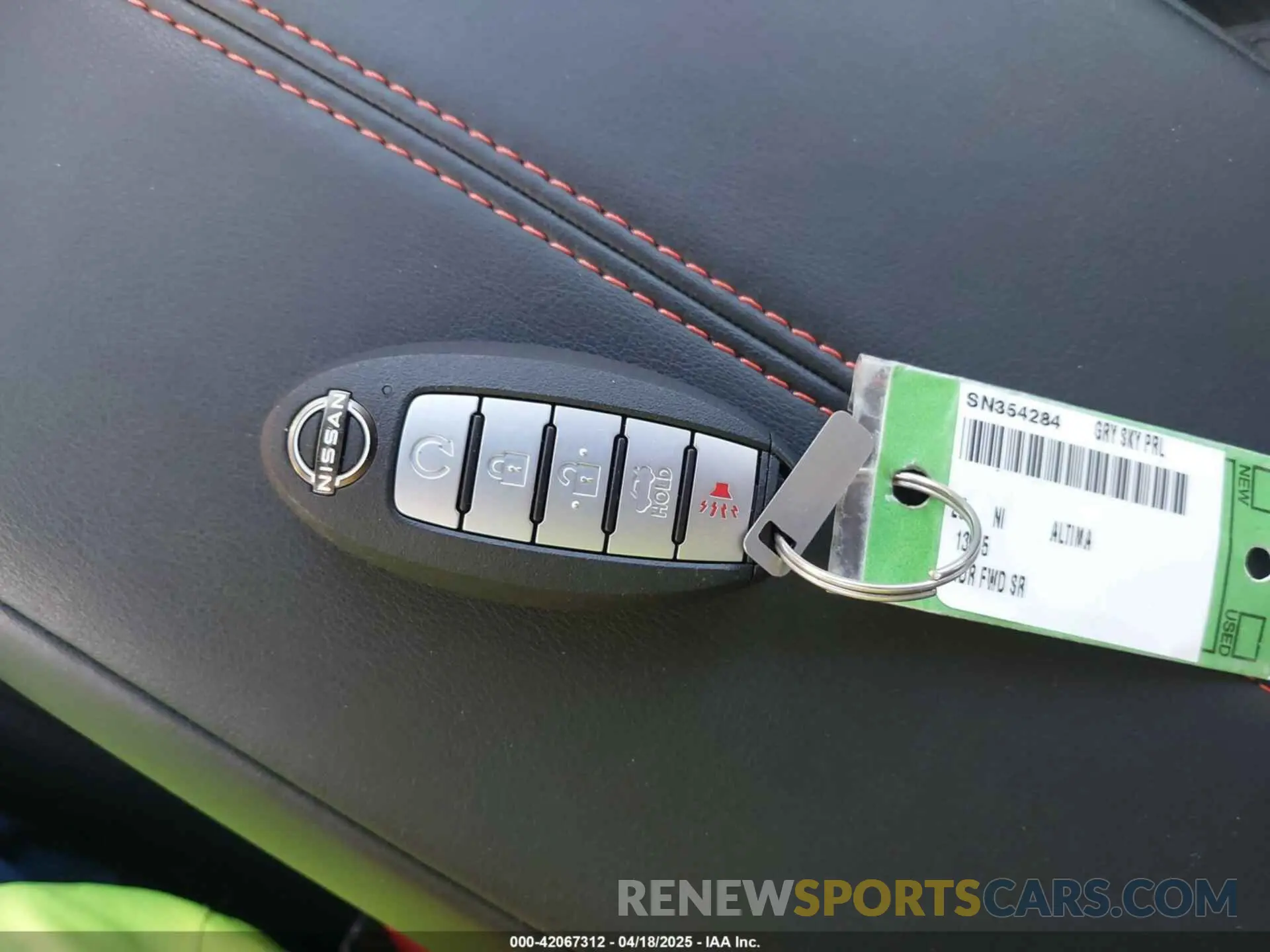 11 fotografías del automóvil dañado 1N4BL4CV7SN354284 NISSAN ALTIMA 2025