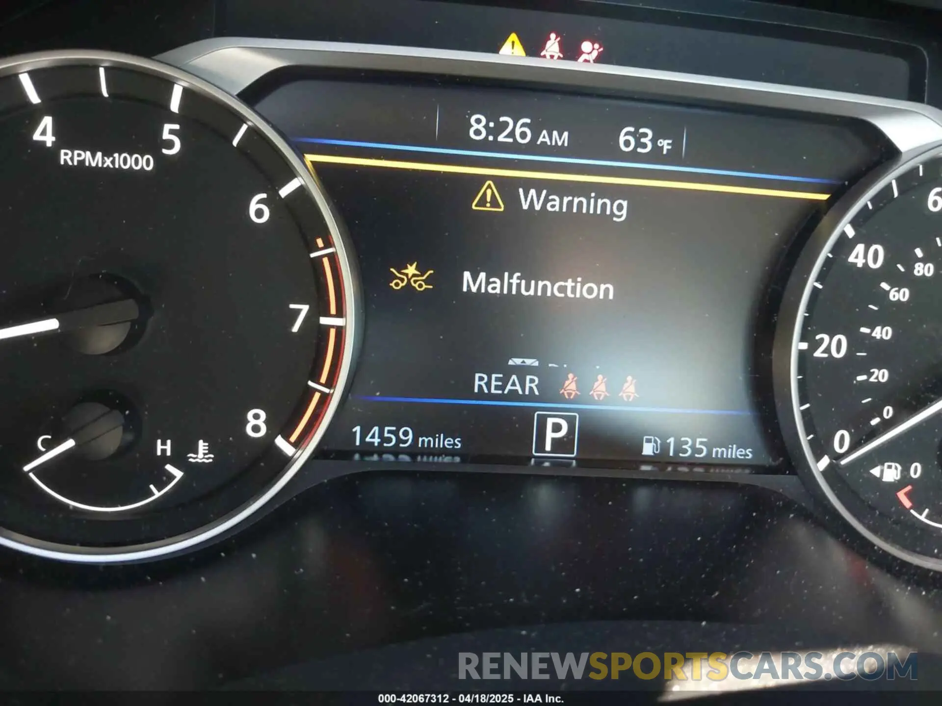 15 fotografías del automóvil dañado 1N4BL4CV7SN354284 NISSAN ALTIMA 2025