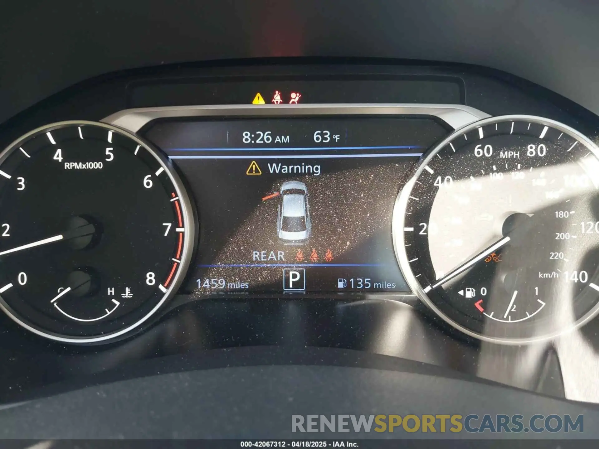 7 fotografías del automóvil dañado 1N4BL4CV7SN354284 NISSAN ALTIMA 2025