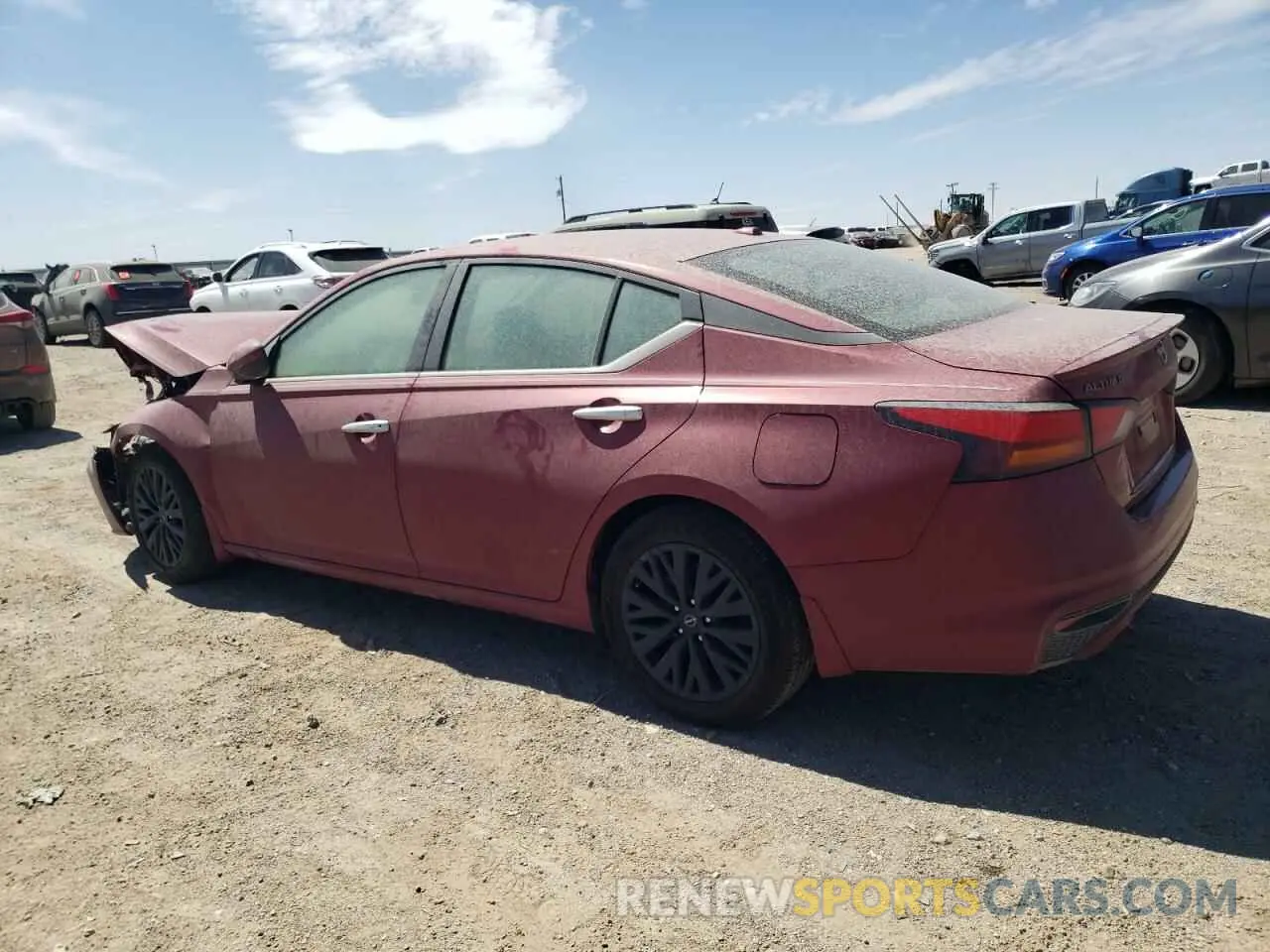 2 fotografías del automóvil dañado 1N4BL4DV1SN307721 NISSAN ALTIMA 2025
