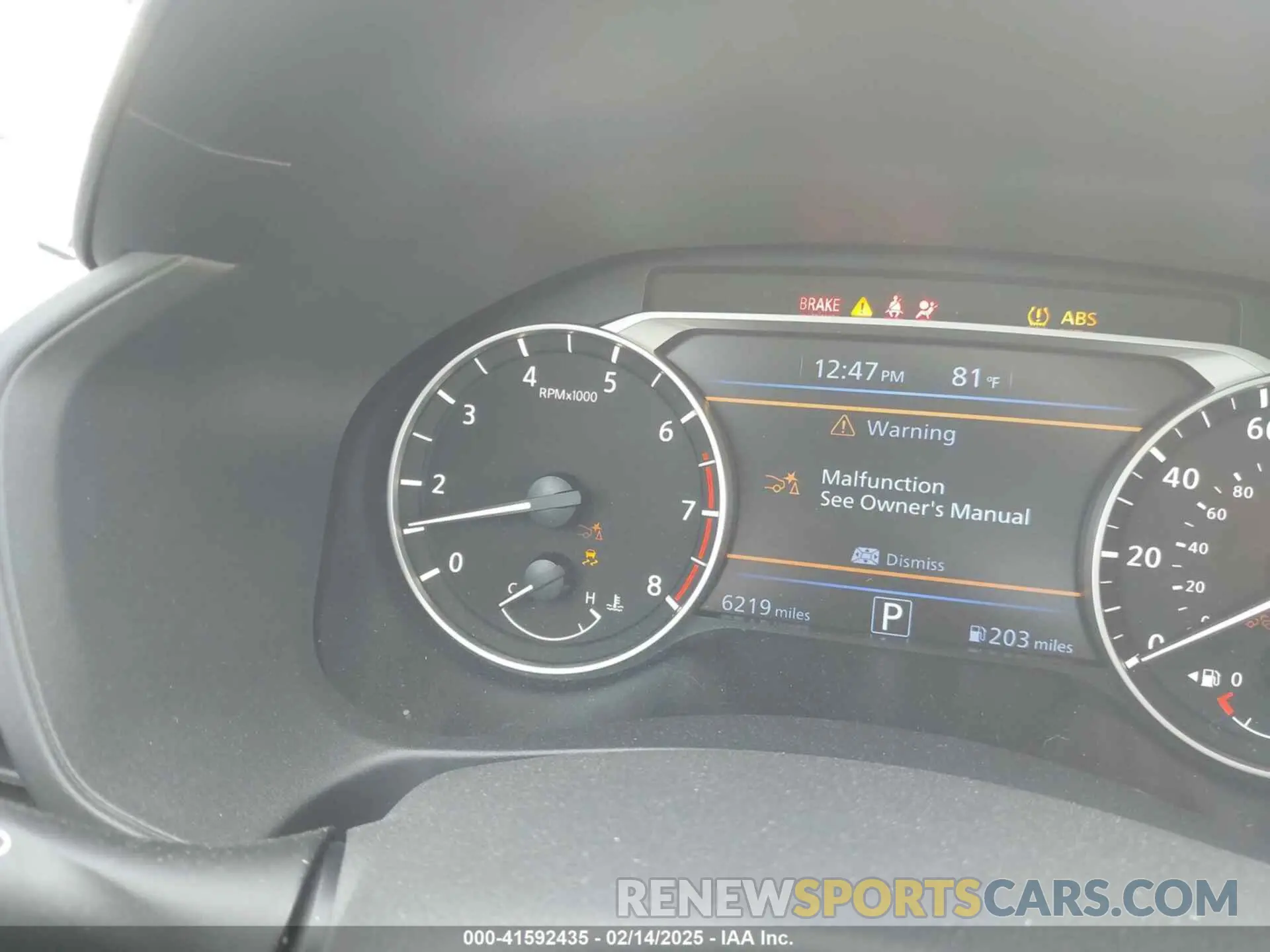 7 fotografías del automóvil dañado 1N4BL4DV1SN308559 NISSAN ALTIMA 2025