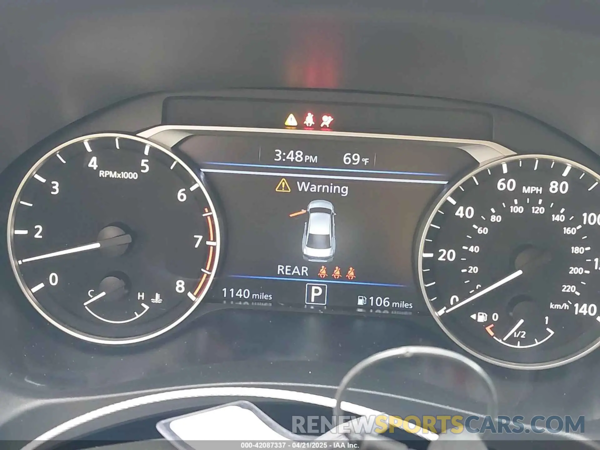 7 fotografías del automóvil dañado 1N4BL4DV1SN376554 NISSAN ALTIMA 2025