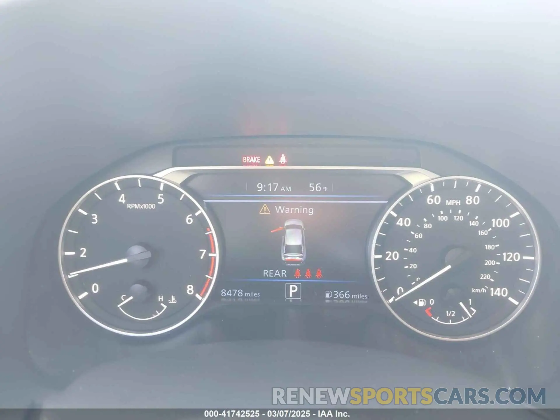 7 fotografías del automóvil dañado 1N4BL4DV6SN313725 NISSAN ALTIMA 2025