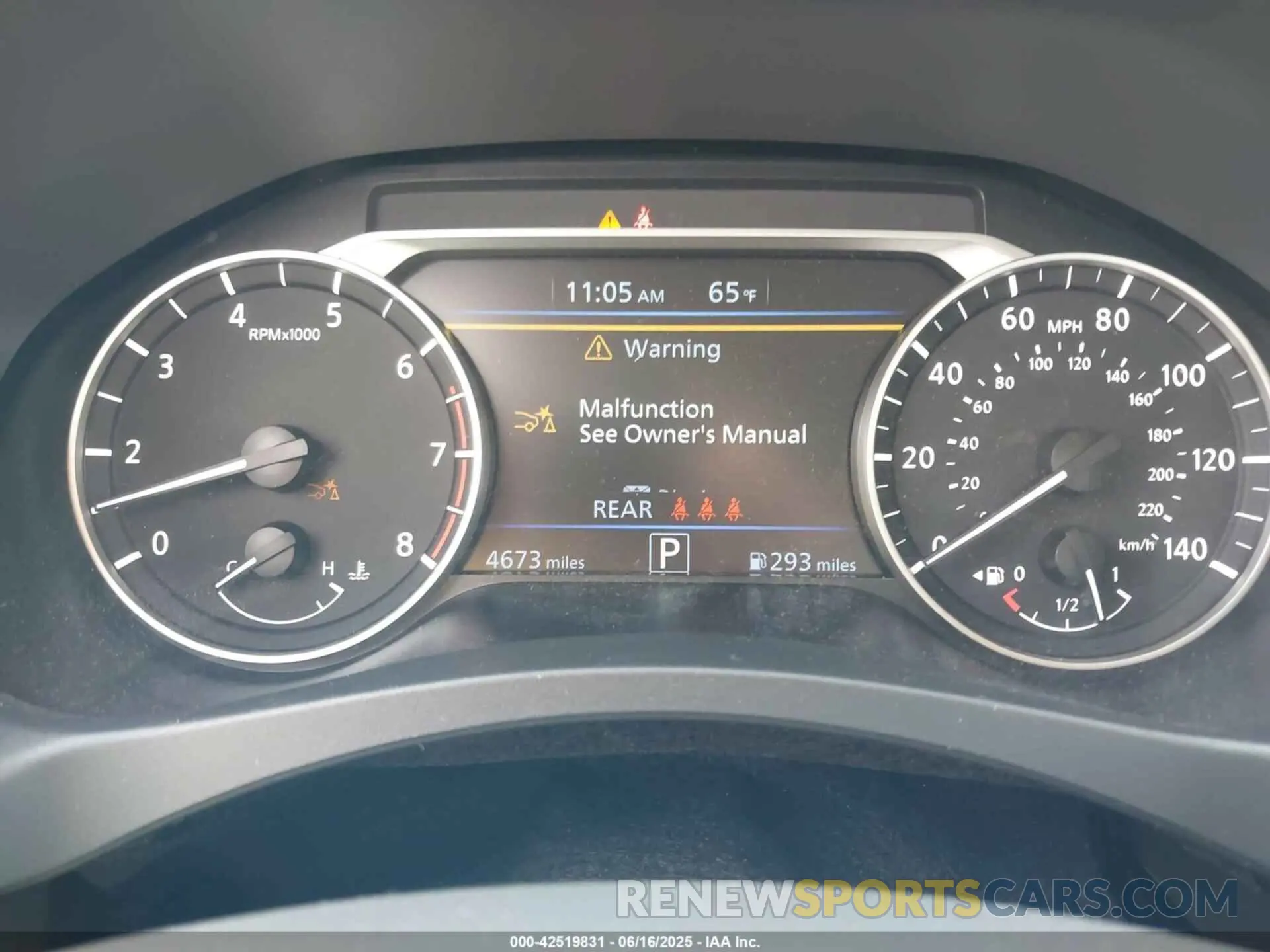 7 fotografías del automóvil dañado 1N4BL4DV7SN377417 NISSAN ALTIMA 2025