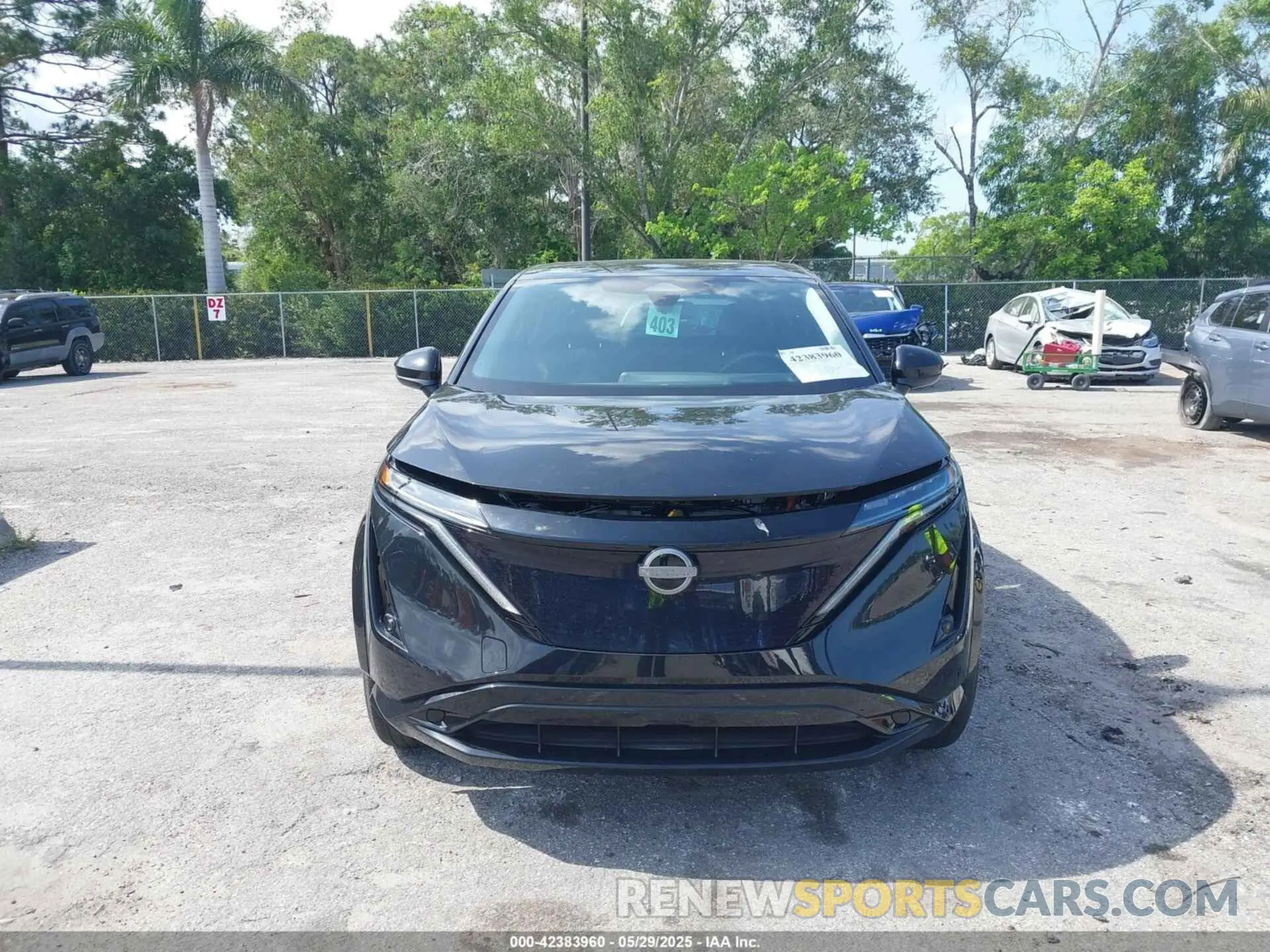 6 fotografías del automóvil dañado JN1AF0BA2PM404481 NISSAN ARIYA 2023