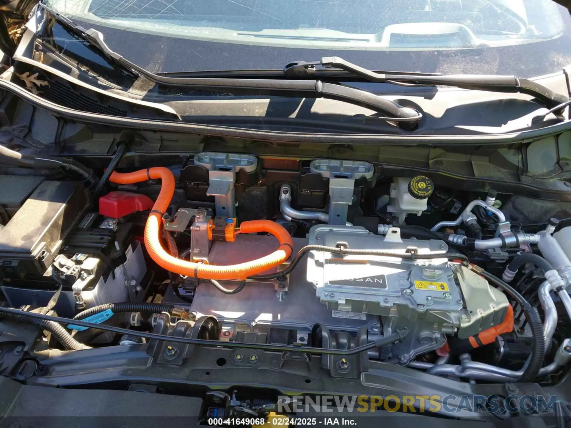 10 fotografías del automóvil dañado JN1AF0BA2PM407915 NISSAN ARIYA 2023