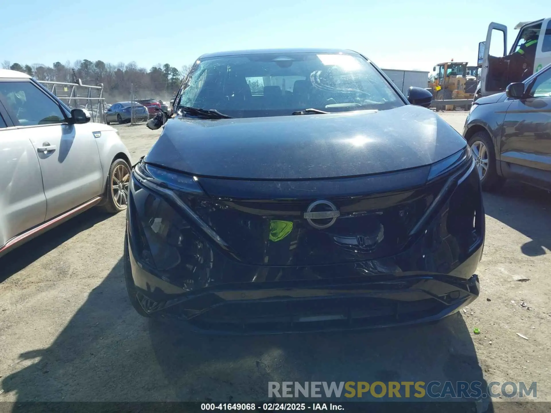 12 fotografías del automóvil dañado JN1AF0BA2PM407915 NISSAN ARIYA 2023