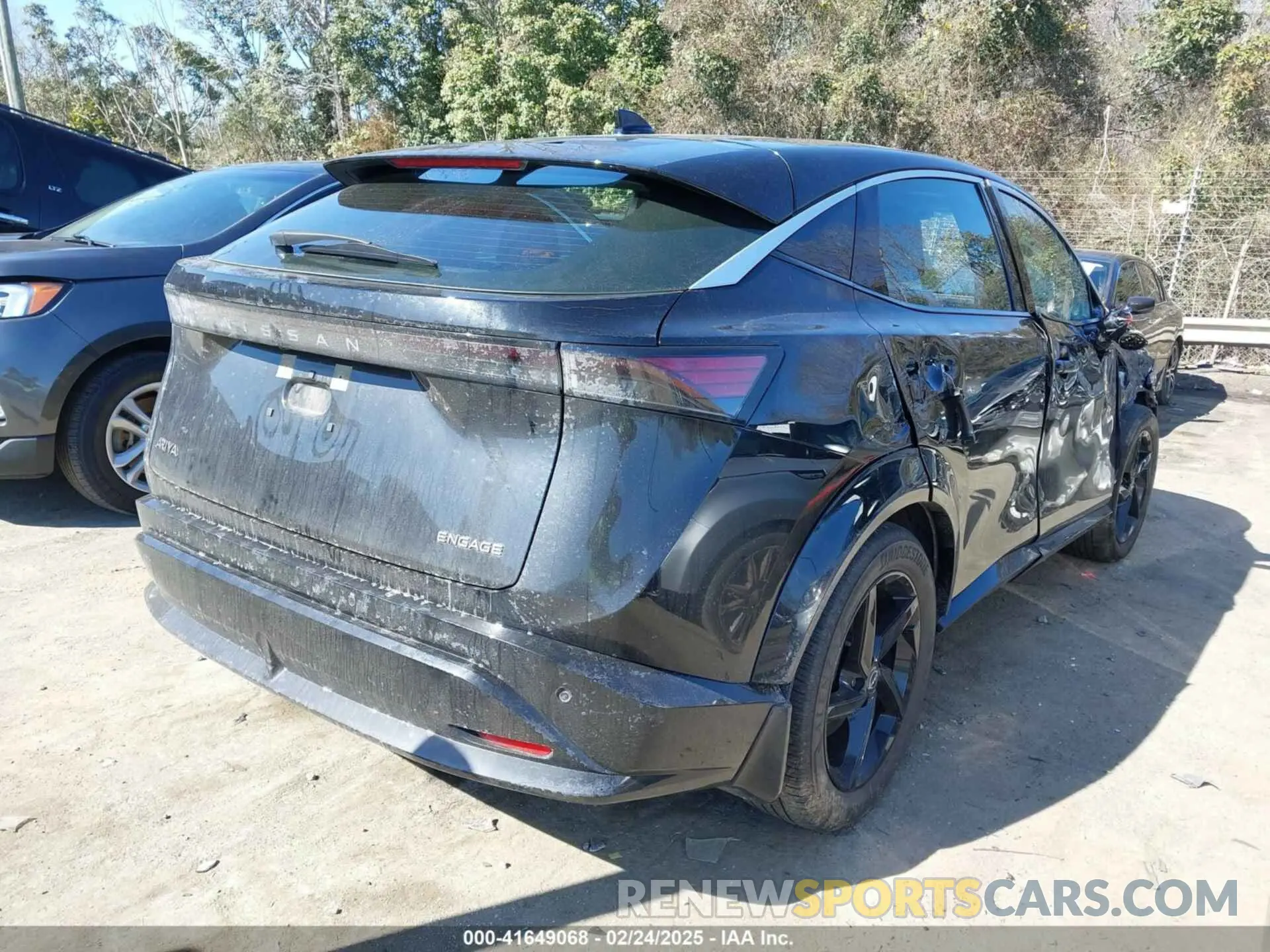 4 fotografías del automóvil dañado JN1AF0BA2PM407915 NISSAN ARIYA 2023