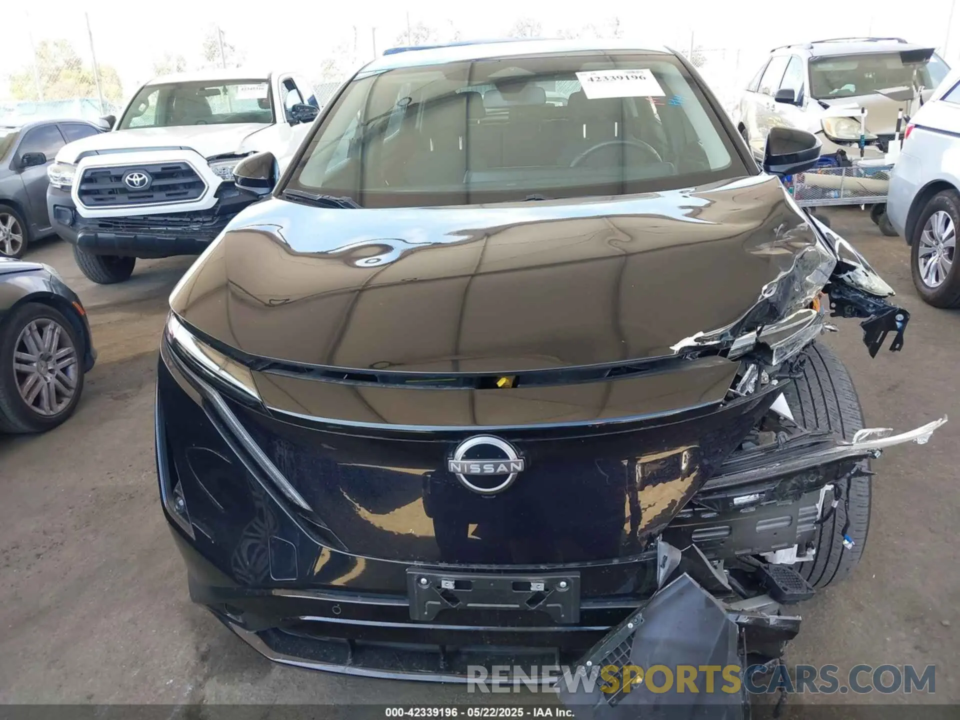 12 fotografías del automóvil dañado JN1BF0AA7PM411481 NISSAN ARIYA 2023