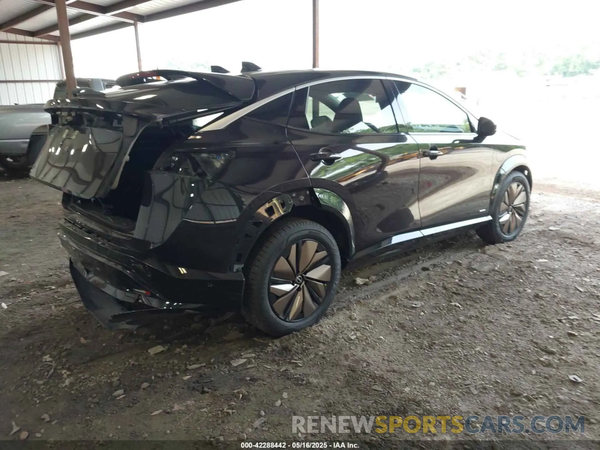 4 fotografías del automóvil dañado JN1BF0BA0PM402149 NISSAN ARIYA 2023