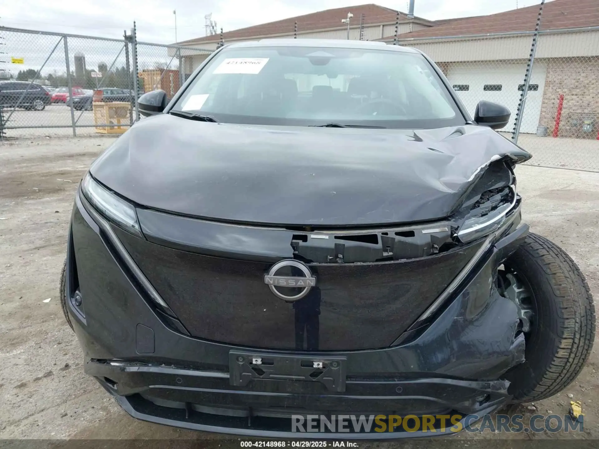12 fotografías del automóvil dañado JN1DF0BB2PM704575 NISSAN ARIYA 2023