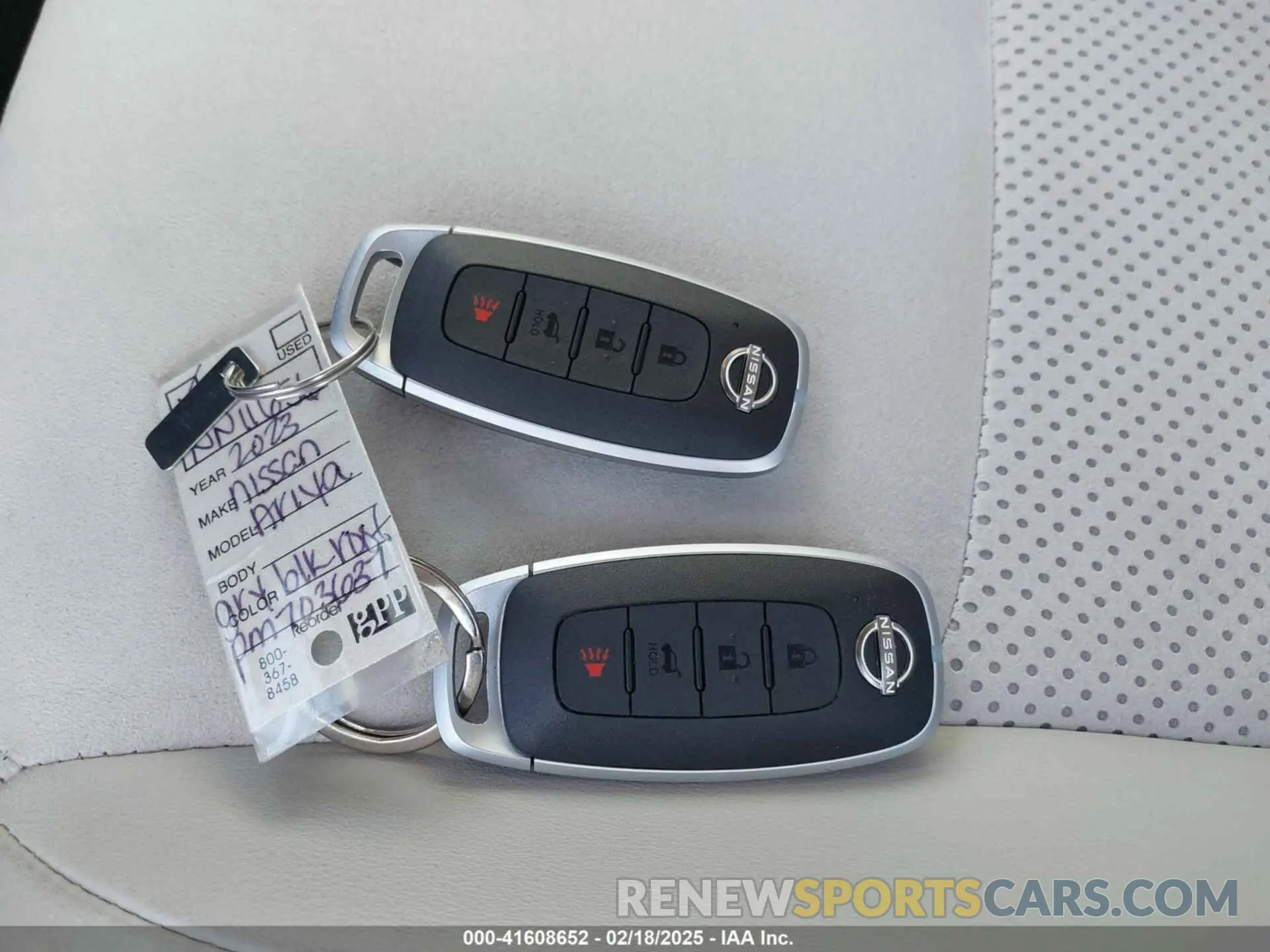 11 fotografías del automóvil dañado JN1DF0BB4PM703637 NISSAN ARIYA 2023