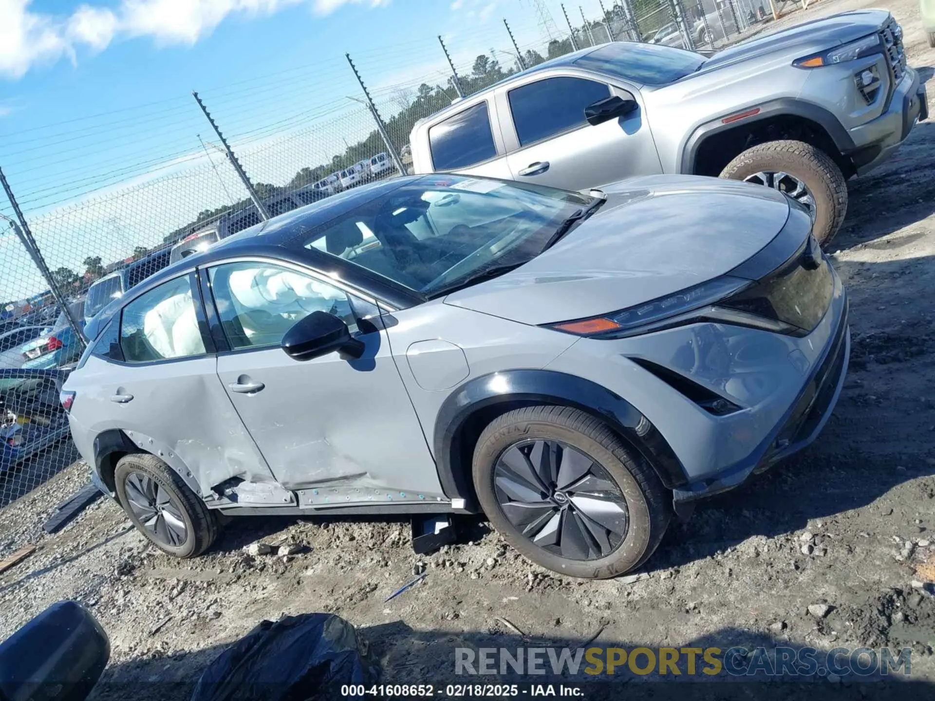 14 fotografías del automóvil dañado JN1DF0BB4PM703637 NISSAN ARIYA 2023