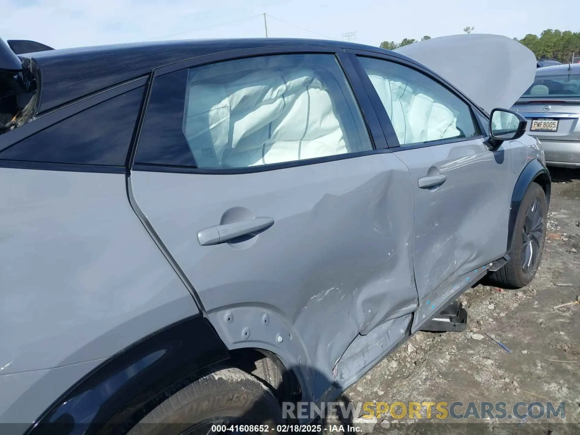 6 fotografías del automóvil dañado JN1DF0BB4PM703637 NISSAN ARIYA 2023