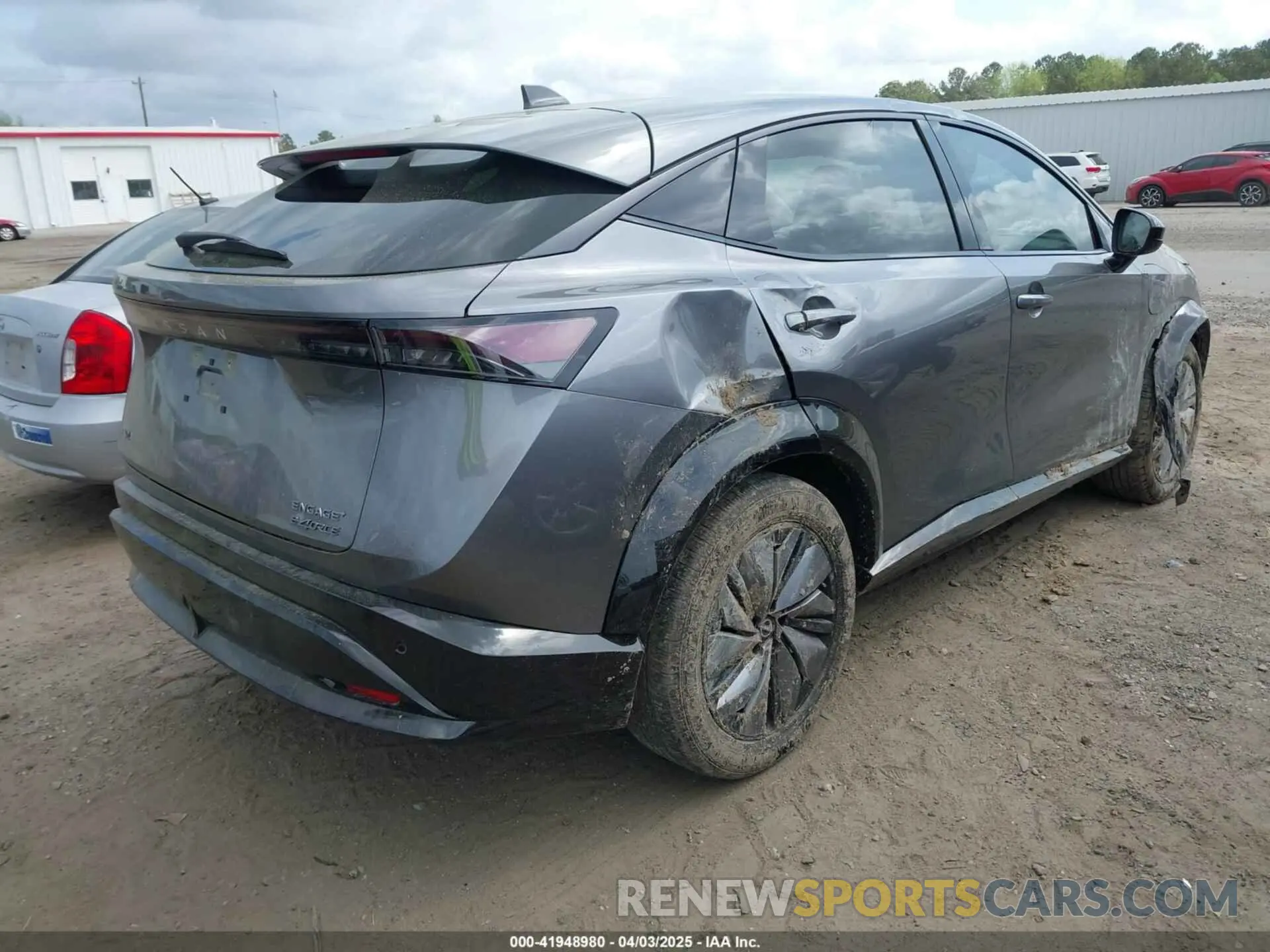 4 fotografías del automóvil dañado JN1DF0BB8PM701812 NISSAN ARIYA 2023
