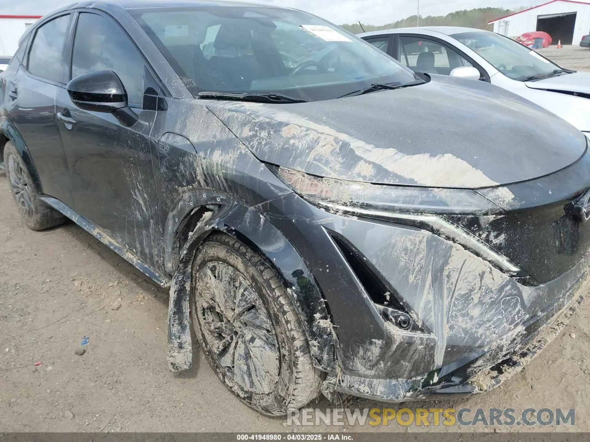 6 fotografías del automóvil dañado JN1DF0BB8PM701812 NISSAN ARIYA 2023