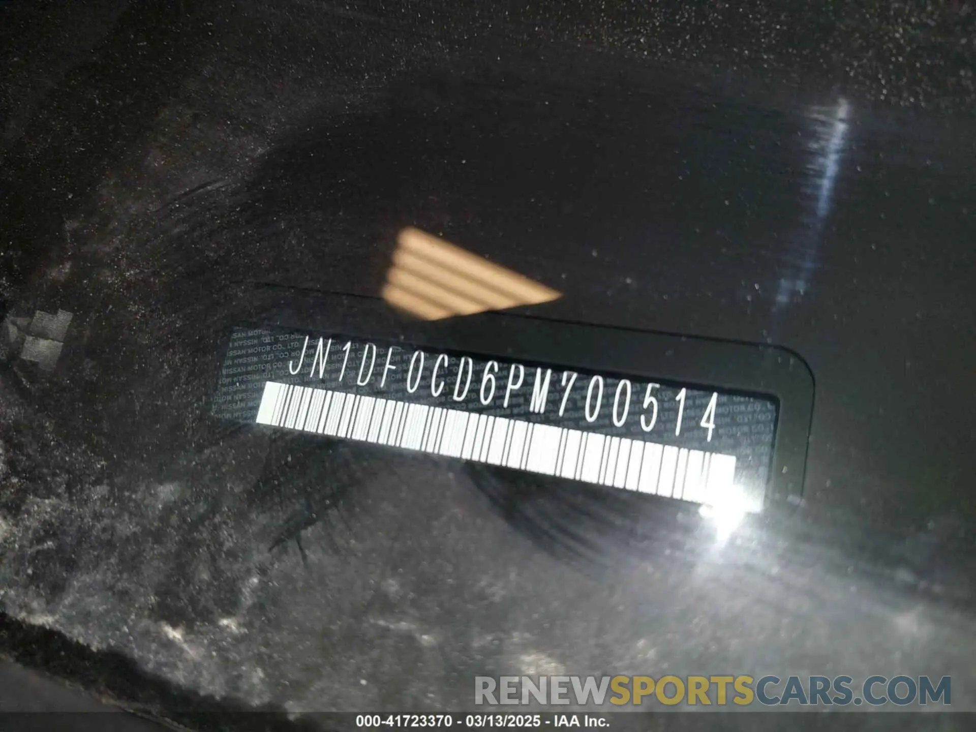 9 fotografías del automóvil dañado JN1DF0CD6PM700514 NISSAN ARIYA 2023