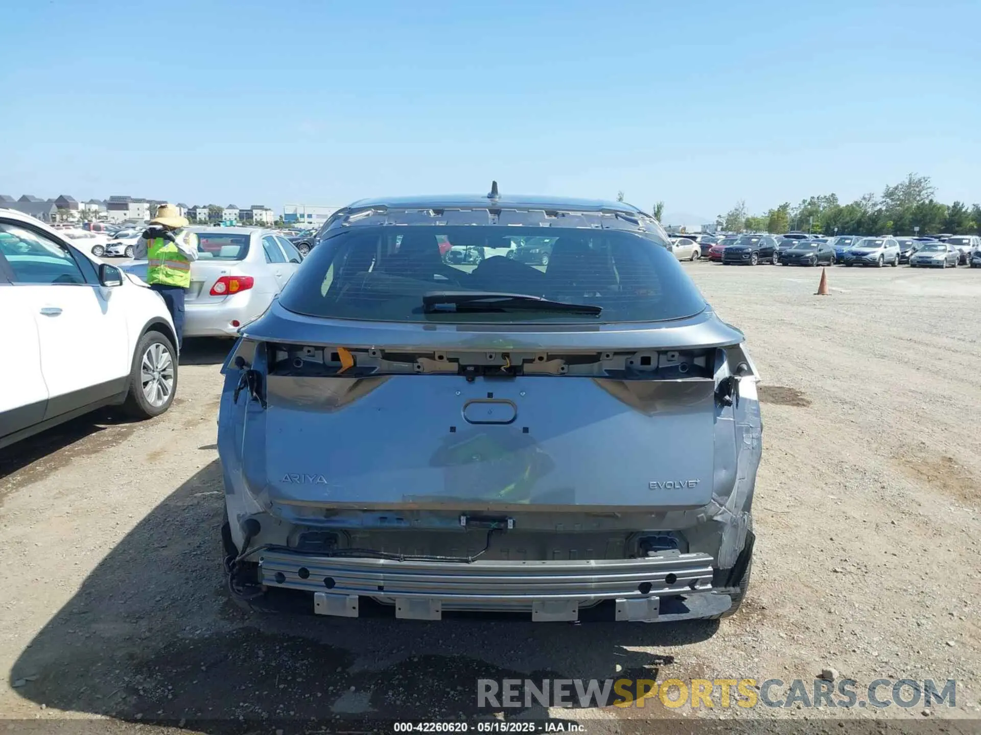 17 fotografías del automóvil dañado JN1BF0BA7RM431800 NISSAN ARIYA 2024