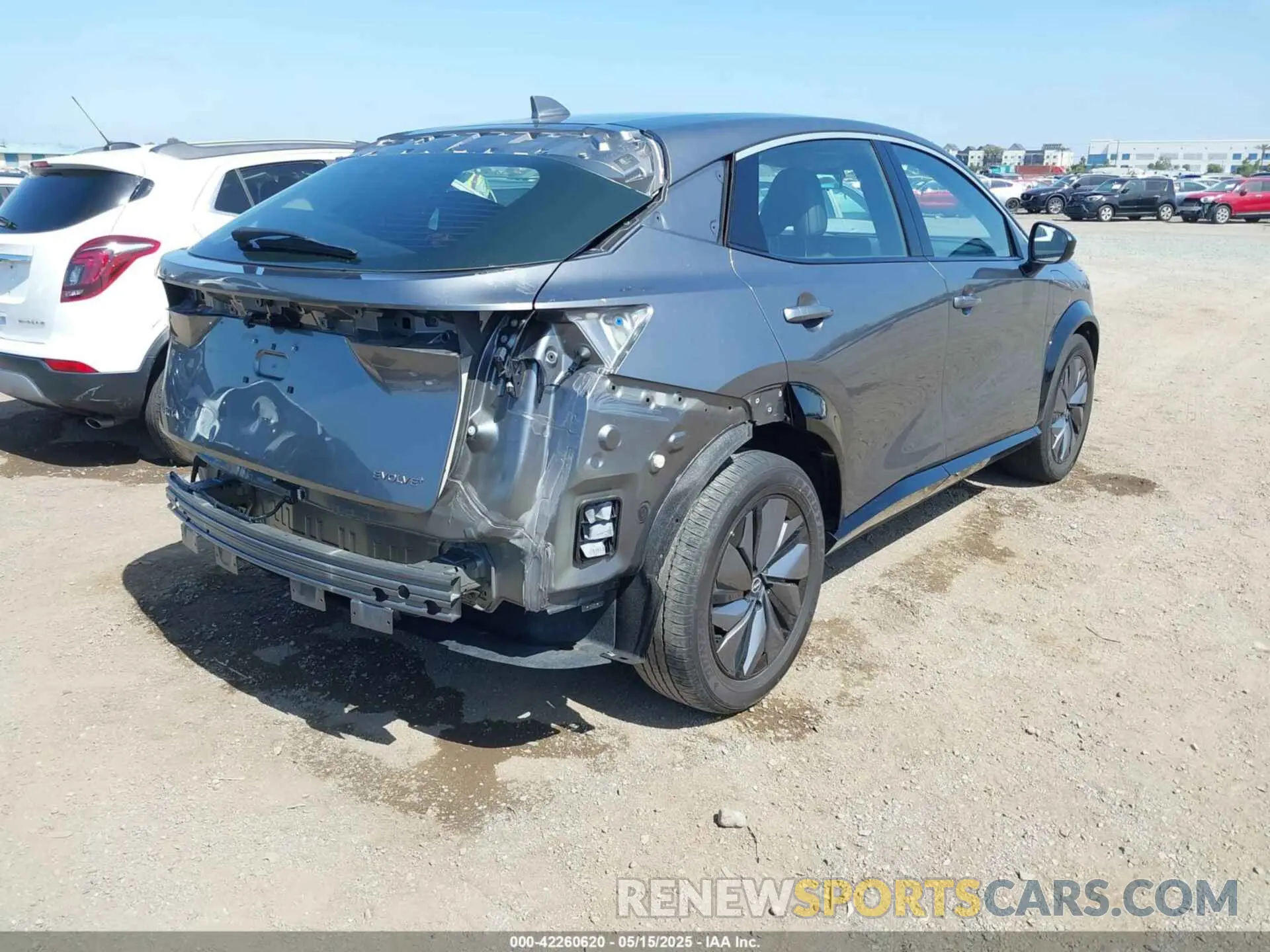 4 fotografías del automóvil dañado JN1BF0BA7RM431800 NISSAN ARIYA 2024