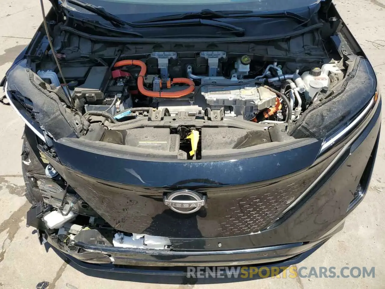 12 fotografías del automóvil dañado JN1AF0BA4PM407317 NISSAN ARIYA ENGA 2023