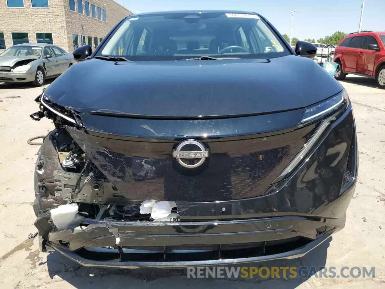 5 fotografías del automóvil dañado JN1AF0BA4PM407317 NISSAN ARIYA ENGA 2023
