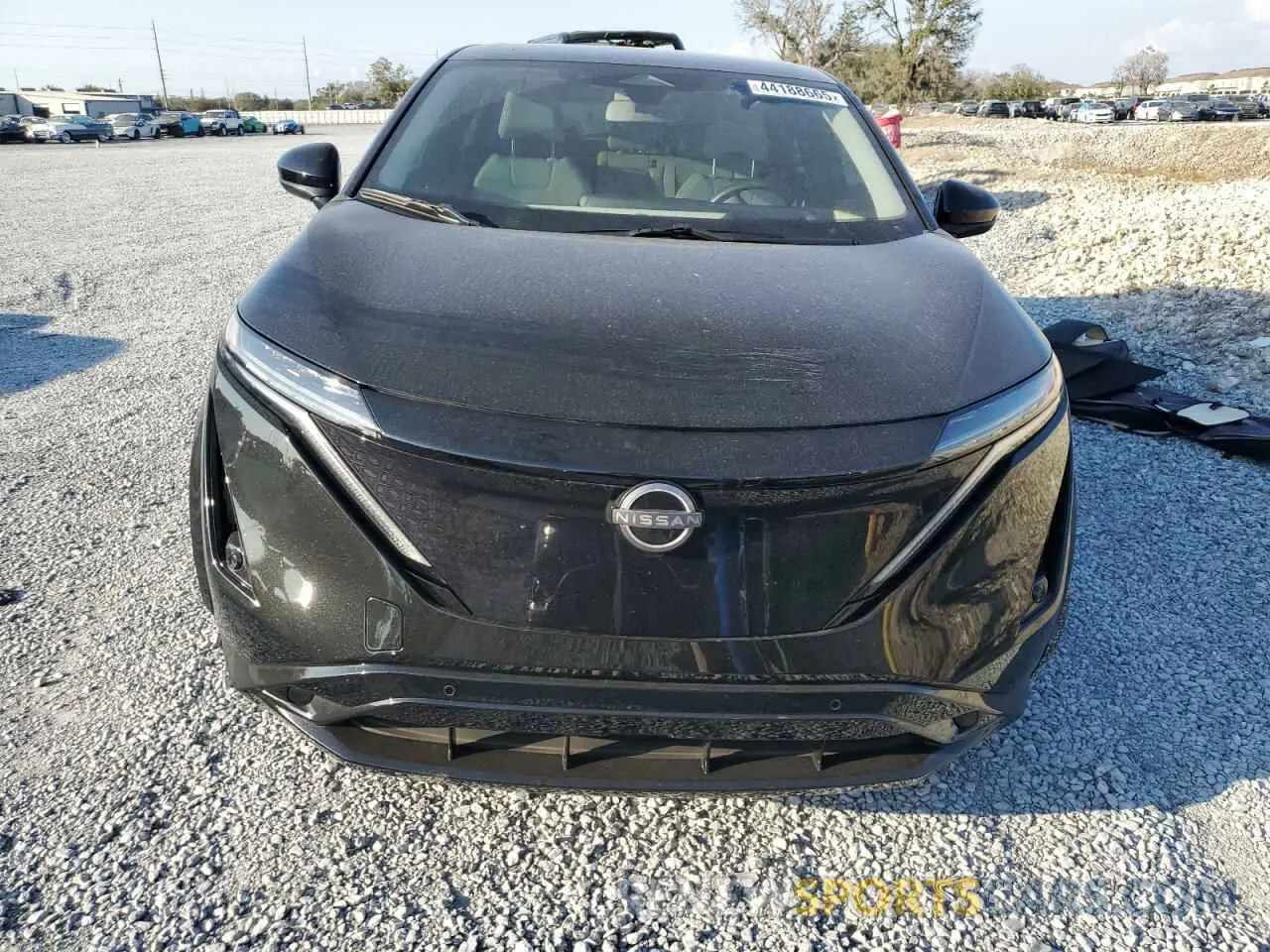 5 fotografías del automóvil dañado JN1AF0BA8PM406865 NISSAN ARIYA ENGA 2023