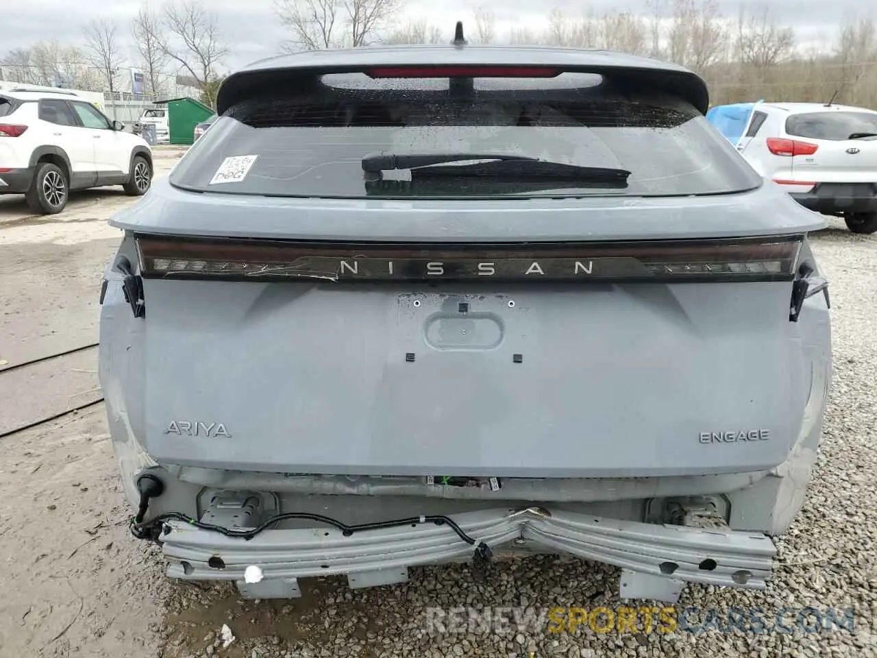 6 fotografías del automóvil dañado JN1AF0BA9PM410276 NISSAN ARIYA ENGA 2023
