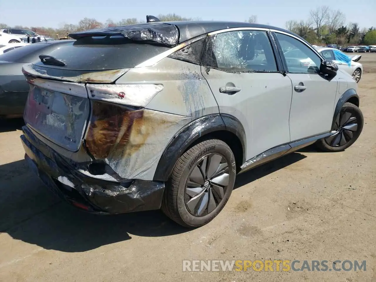 3 fotografías del automóvil dañado JN1AF0BA8RM430022 NISSAN ARIYA ENGA 2024