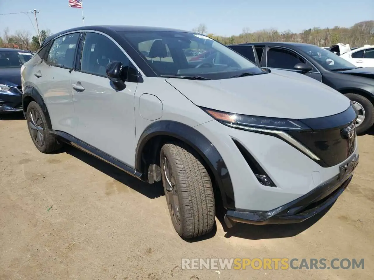 4 fotografías del automóvil dañado JN1AF0BA8RM430022 NISSAN ARIYA ENGA 2024