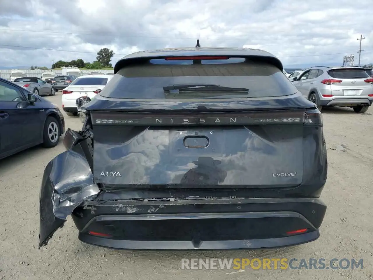 6 fotografías del automóvil dañado JN1BF0BA1PM403200 NISSAN ARIYA EVOL 2023
