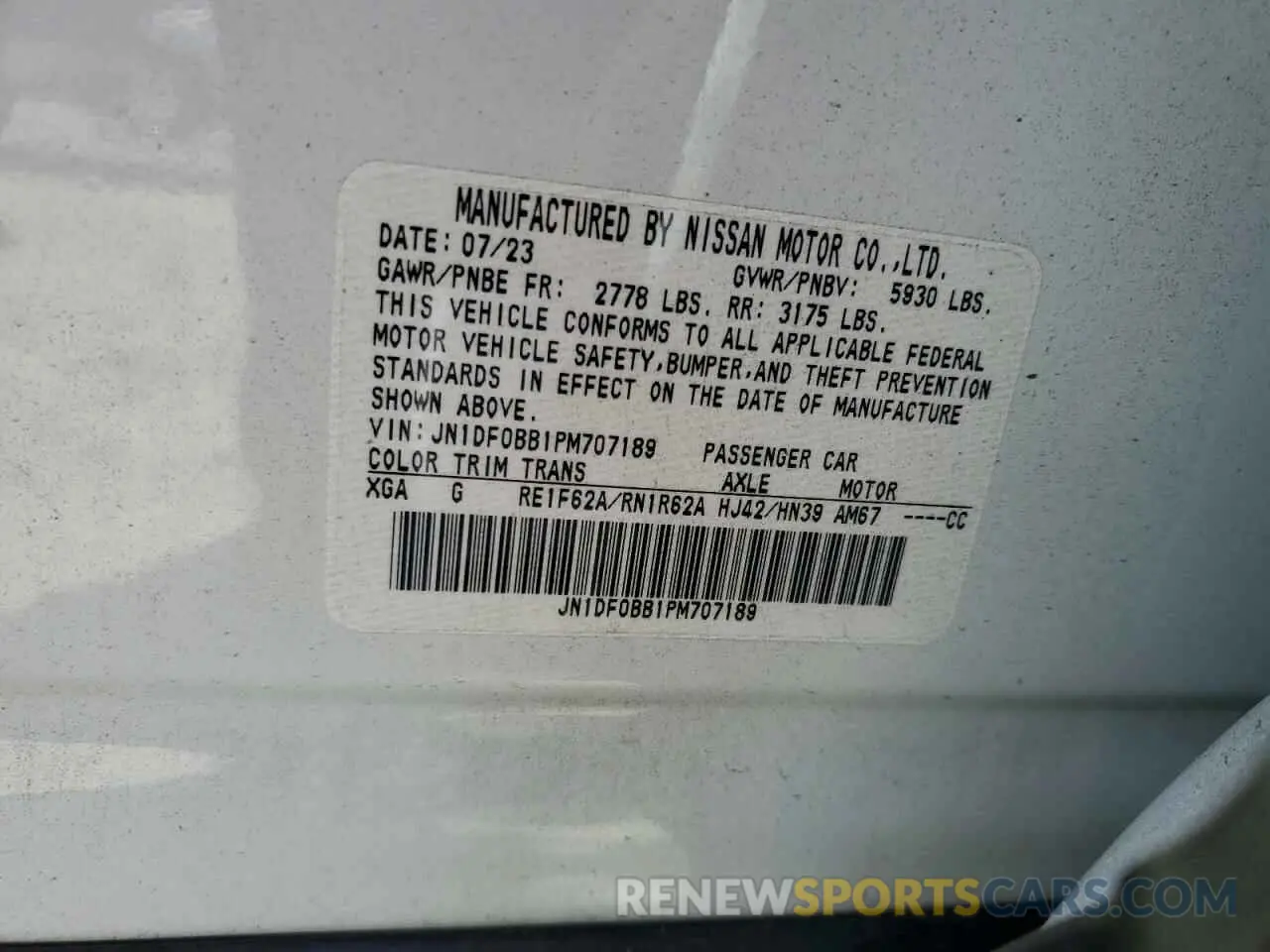 13 fotografías del automóvil dañado JN1DF0BB1PM707189 NISSAN ARIYA EVOL 2023