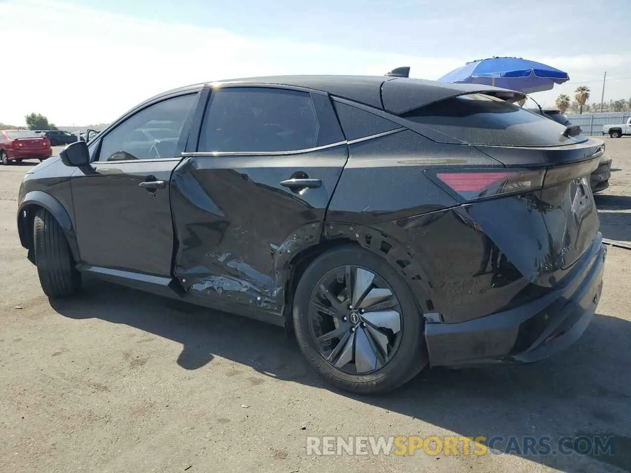2 fotografías del automóvil dañado JN1DF0BBXPM709717 NISSAN ARIYA EVOL 2023