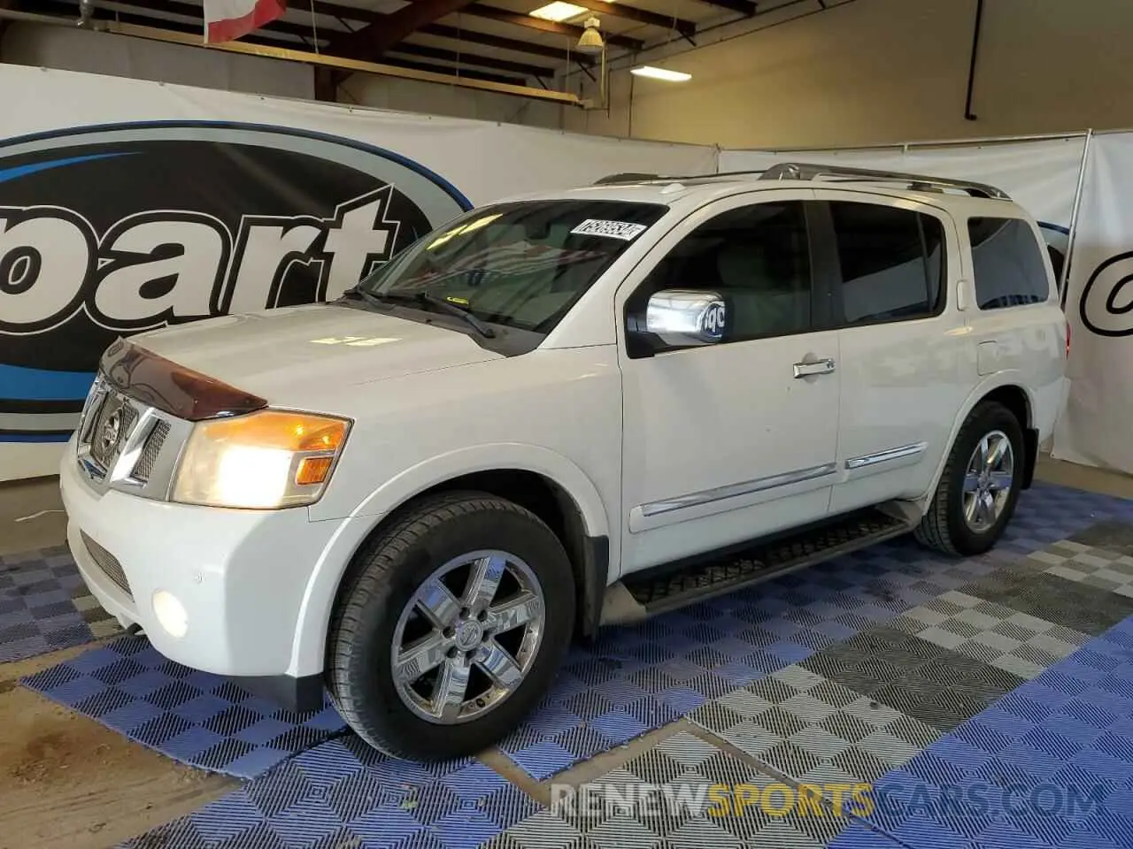 1 fotografías del automóvil dañado 5N1BA0NC8CN601703 NISSAN ARMADA 2012
