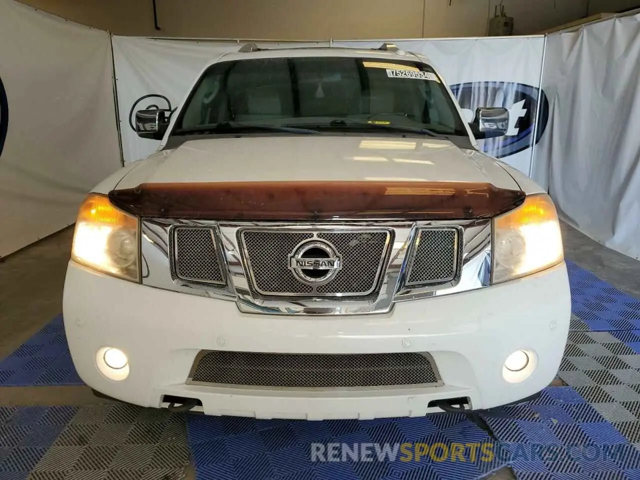 5 fotografías del automóvil dañado 5N1BA0NC8CN601703 NISSAN ARMADA 2012