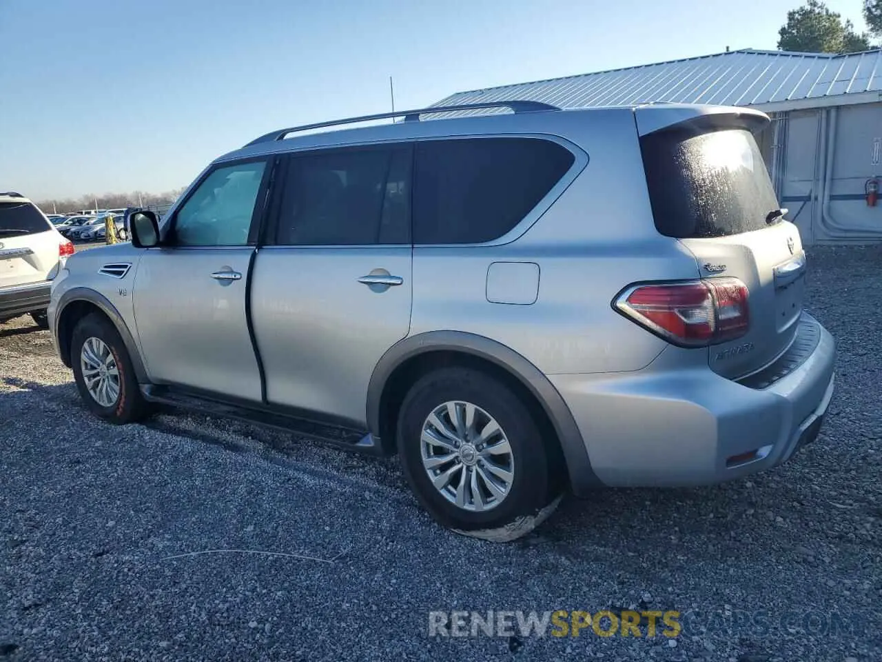 2 fotografías del automóvil dañado JN8AY2NC0K9587184 NISSAN ARMADA 2019