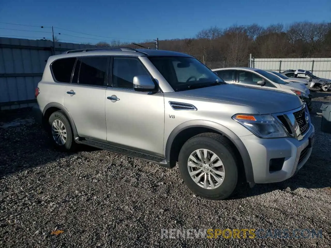 4 fotografías del automóvil dañado JN8AY2NC0K9587184 NISSAN ARMADA 2019