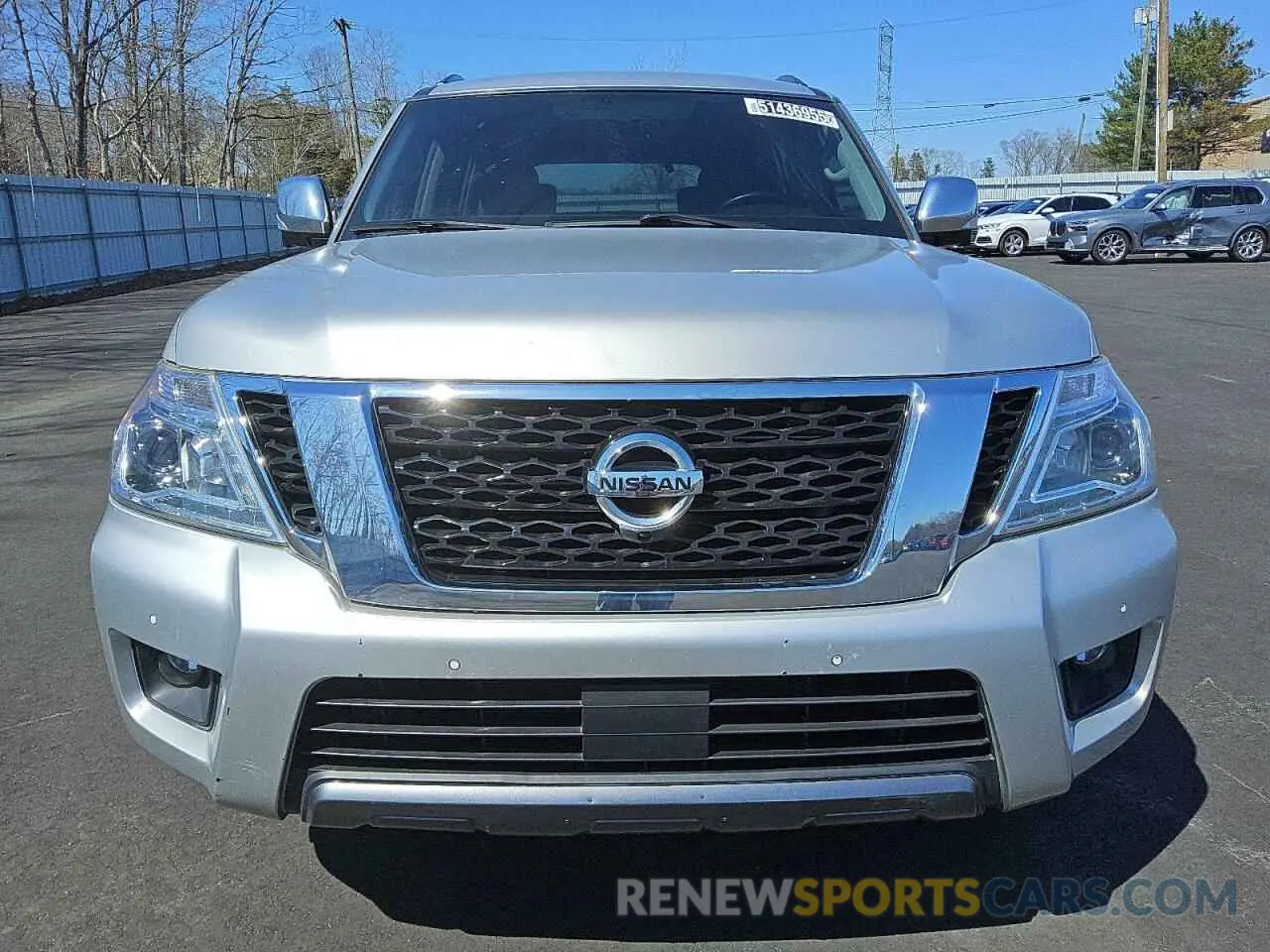 5 fotografías del automóvil dañado JN8AY2NC3K9586465 NISSAN ARMADA 2019