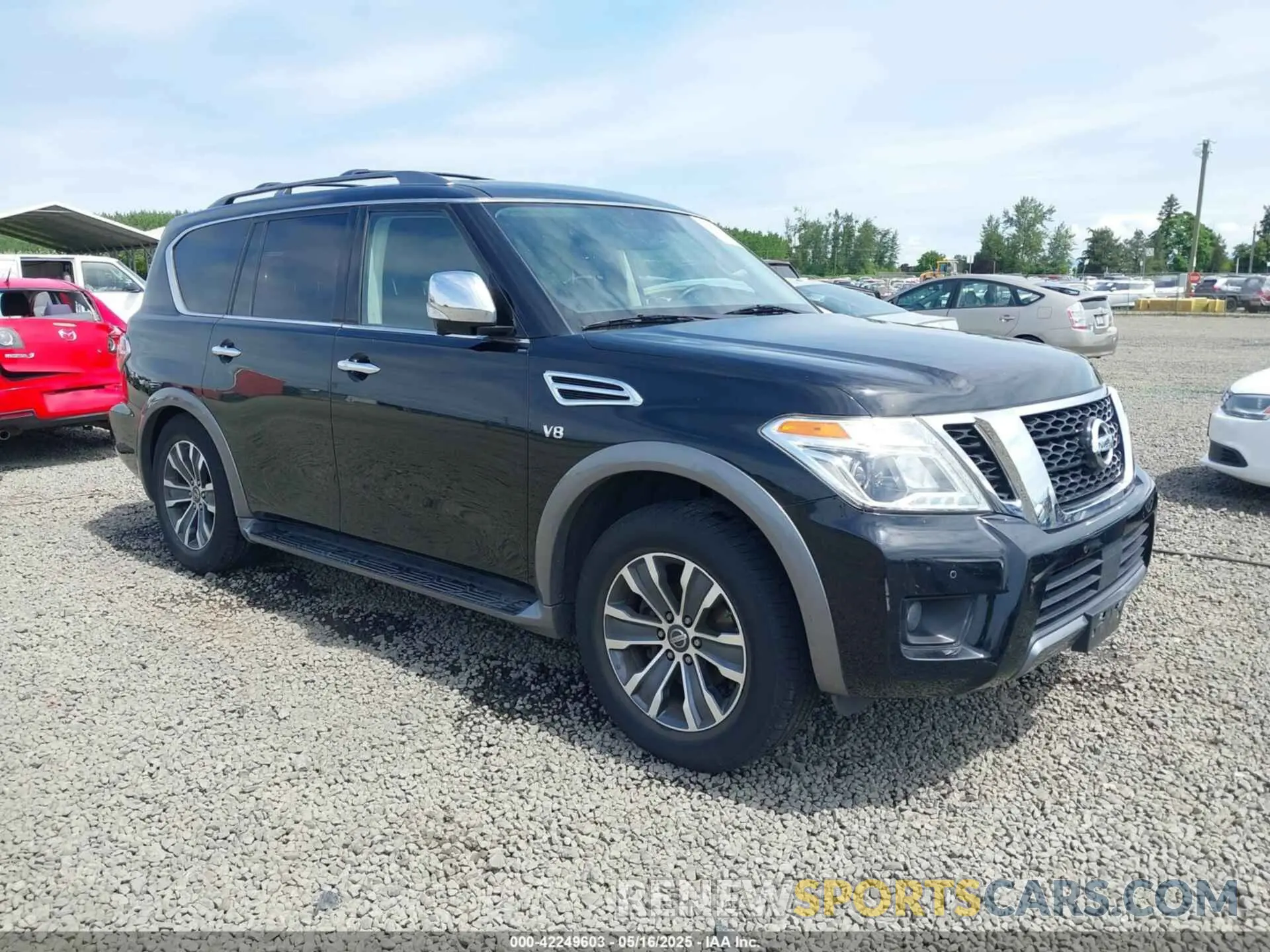 1 fotografías del automóvil dañado JN8AY2NC3KX510384 NISSAN ARMADA 2019