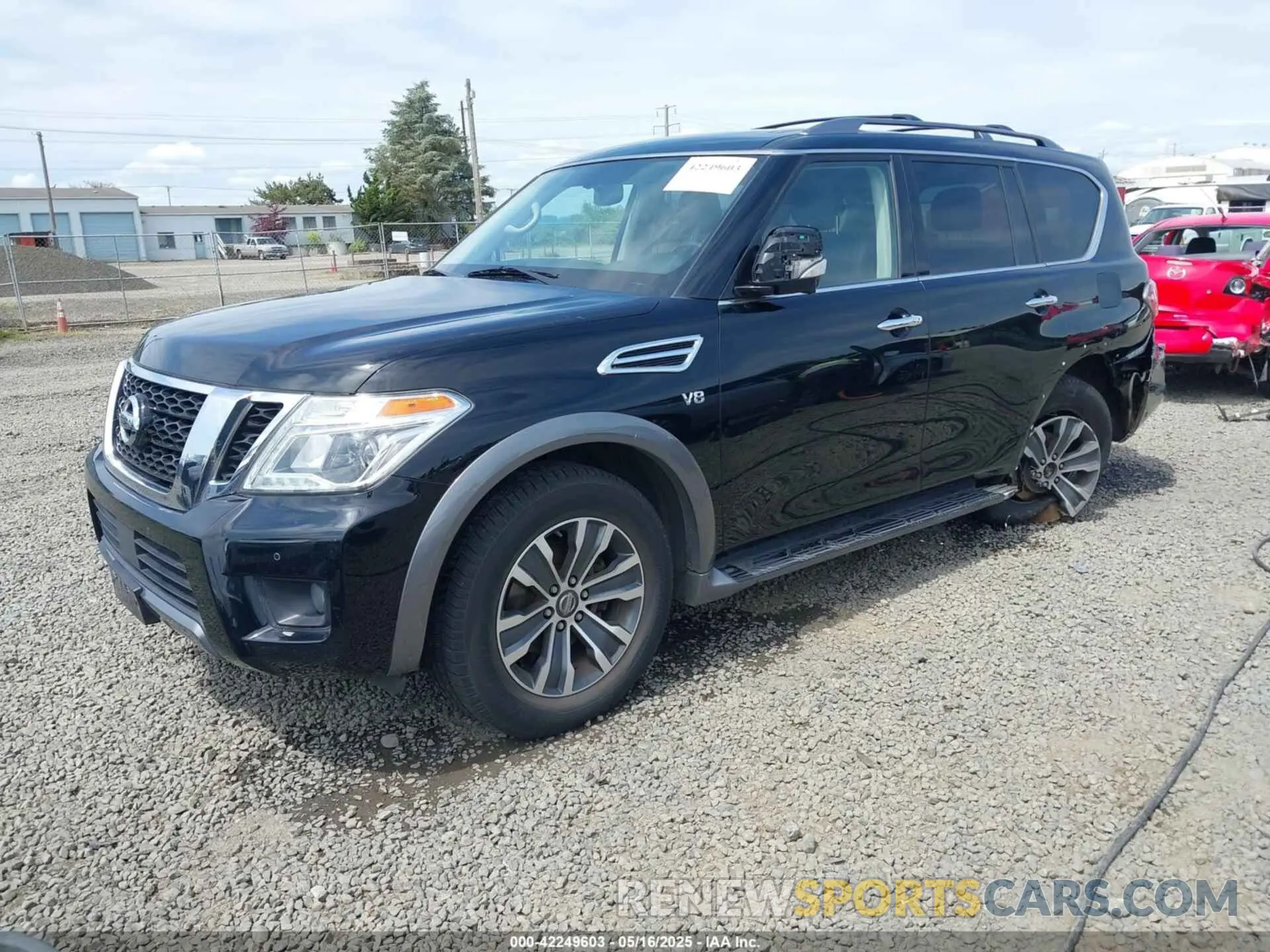 2 fotografías del automóvil dañado JN8AY2NC3KX510384 NISSAN ARMADA 2019