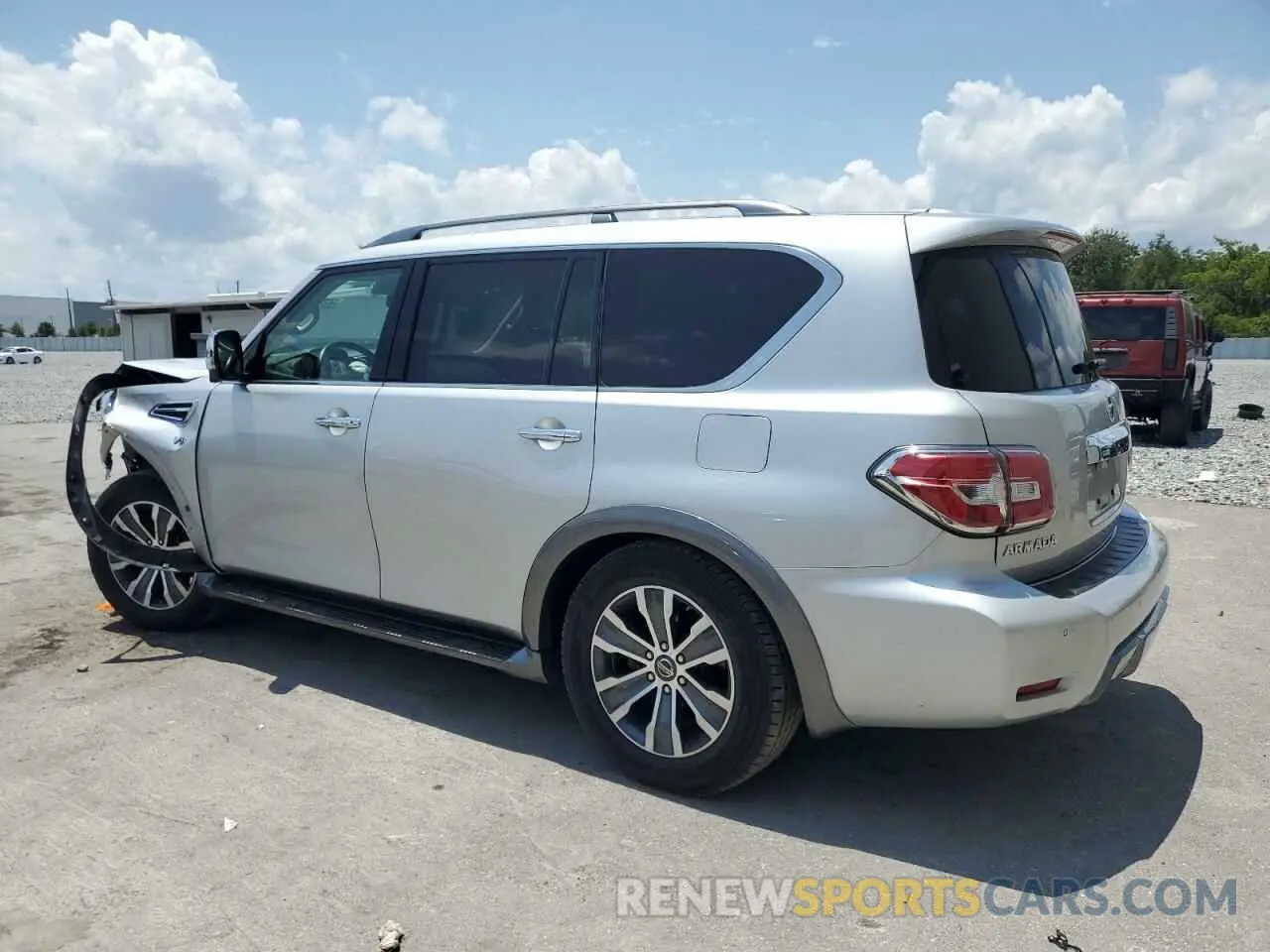 2 fotografías del automóvil dañado JN8AY2NC6K9585018 NISSAN ARMADA 2019