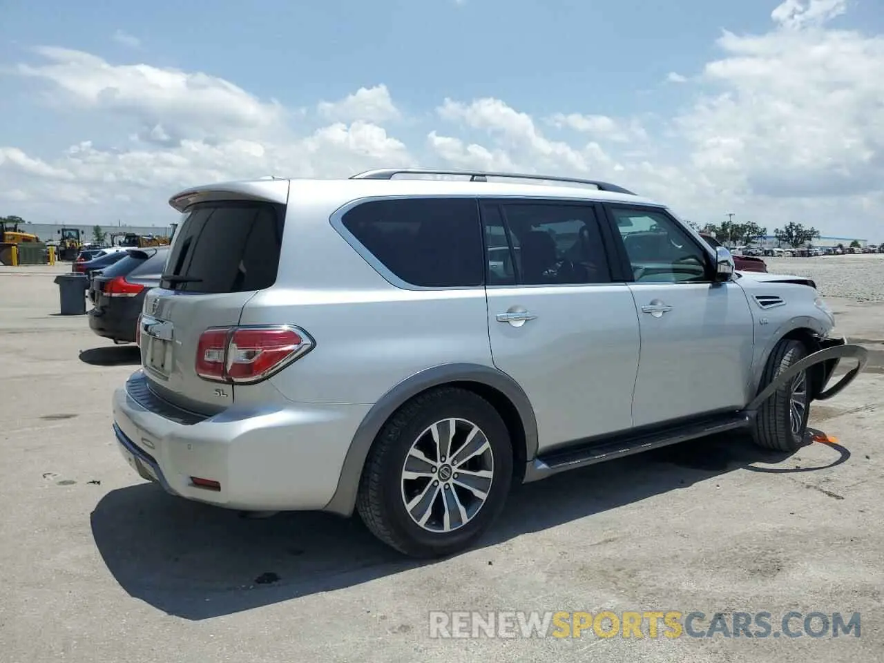 3 fotografías del automóvil dañado JN8AY2NC6K9585018 NISSAN ARMADA 2019