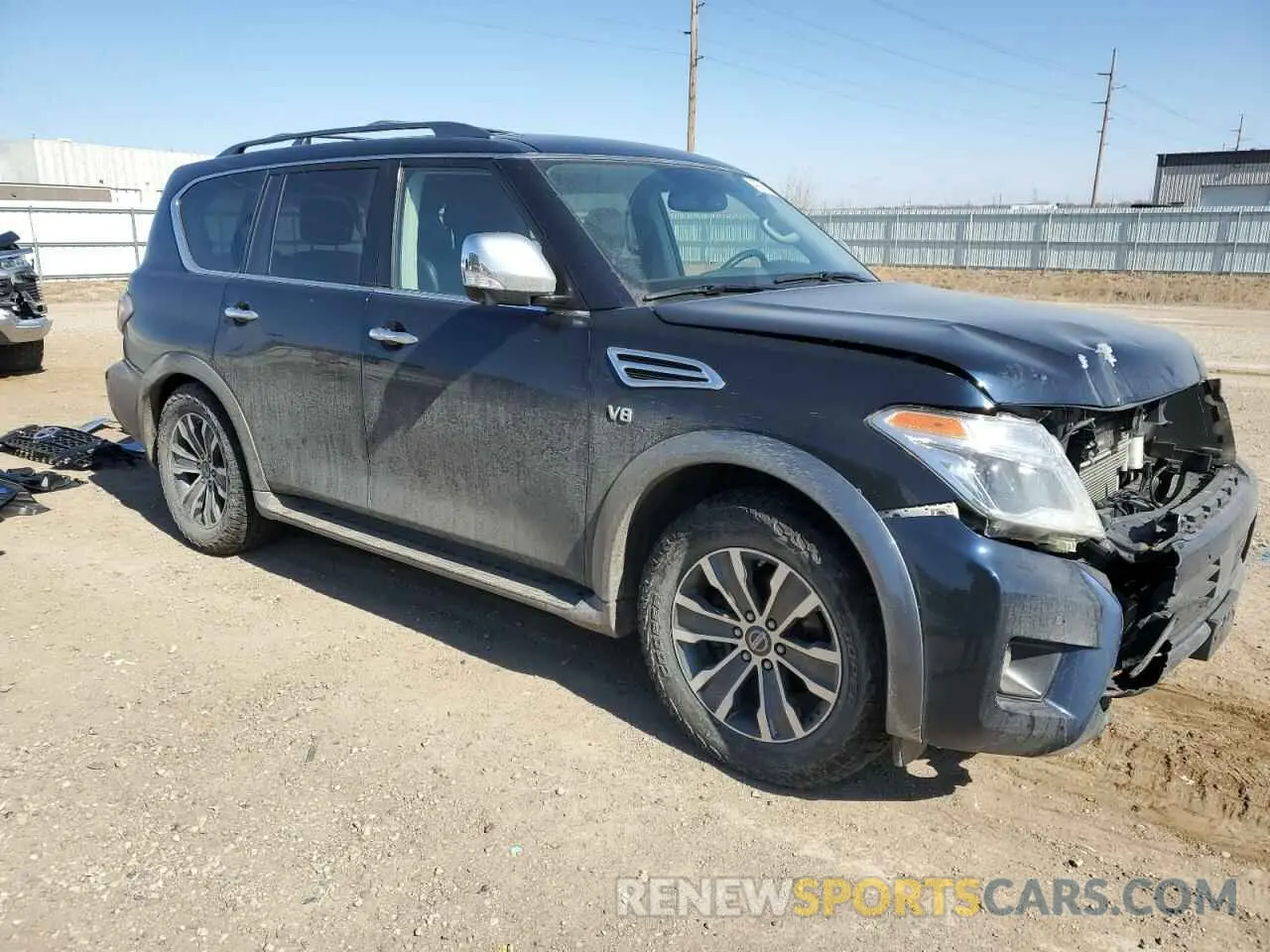 4 fotografías del automóvil dañado JN8AY2NC7KX512557 NISSAN ARMADA 2019