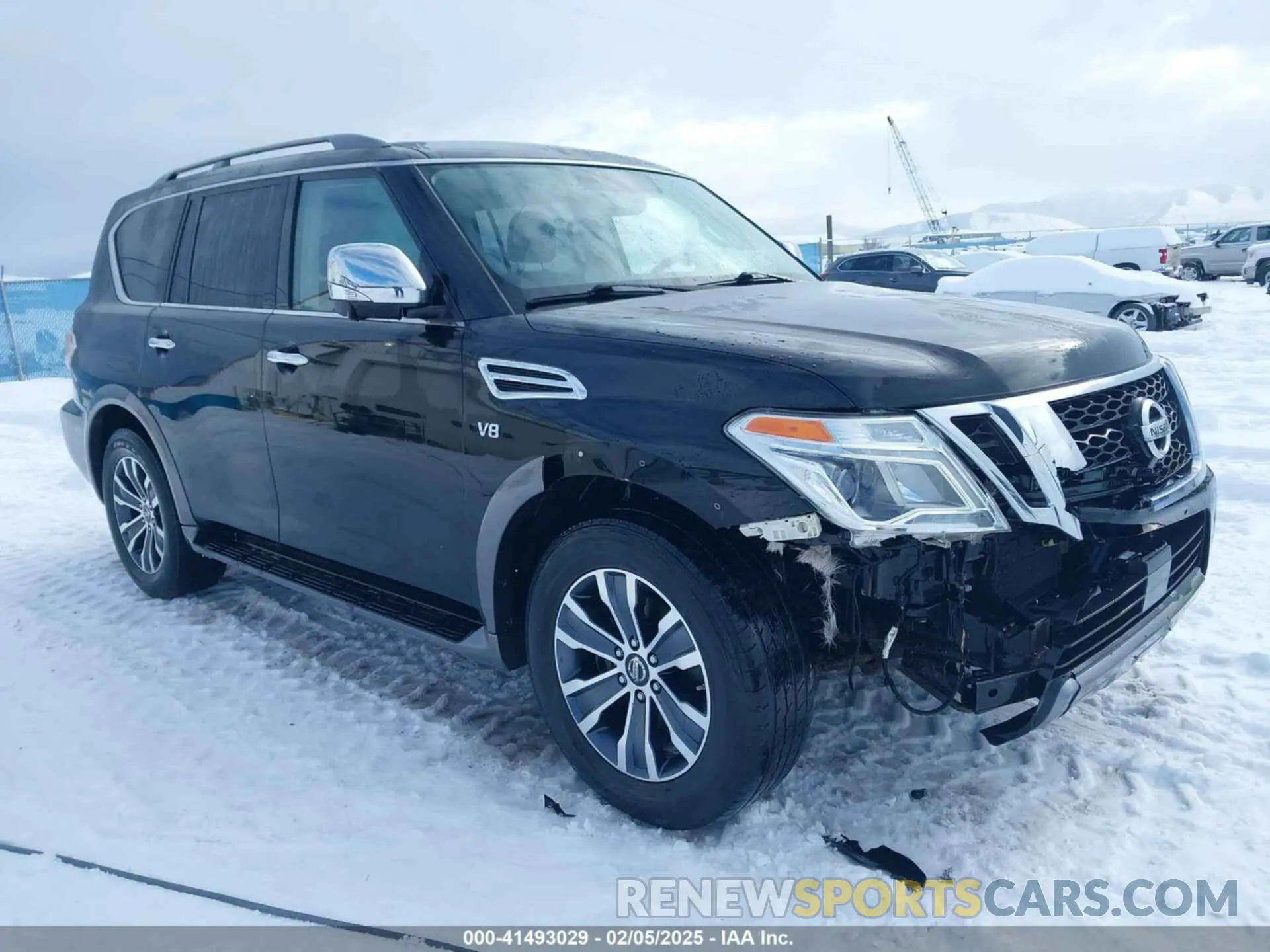 1 fotografías del automóvil dañado JN8AY2NC8K9583450 NISSAN ARMADA 2019