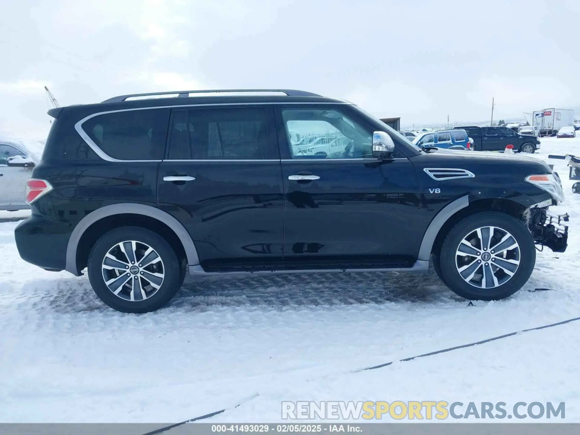 13 fotografías del automóvil dañado JN8AY2NC8K9583450 NISSAN ARMADA 2019
