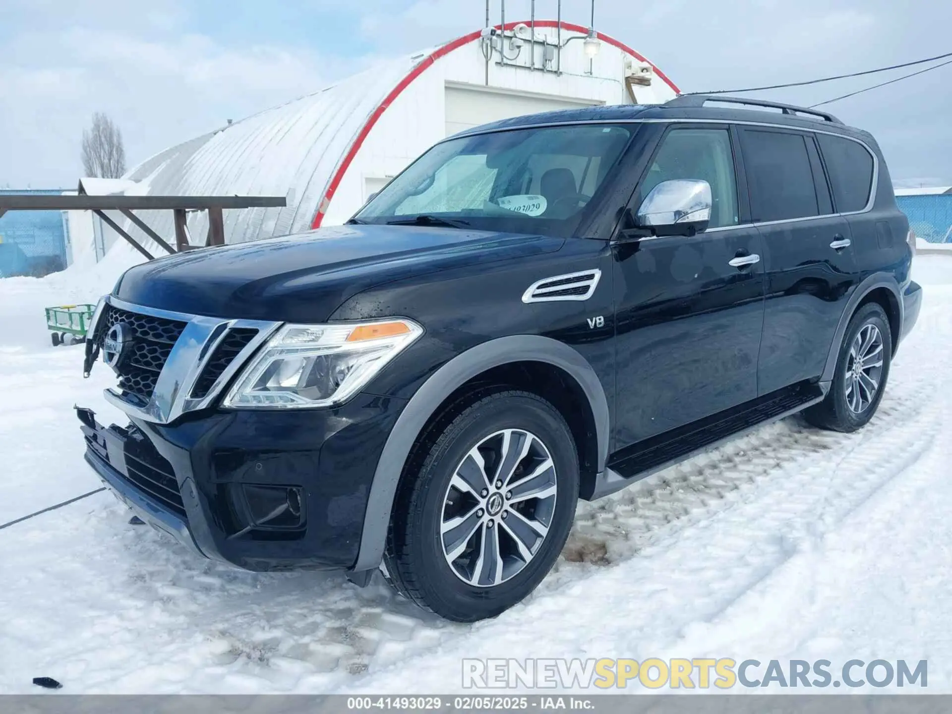 2 fotografías del automóvil dañado JN8AY2NC8K9583450 NISSAN ARMADA 2019
