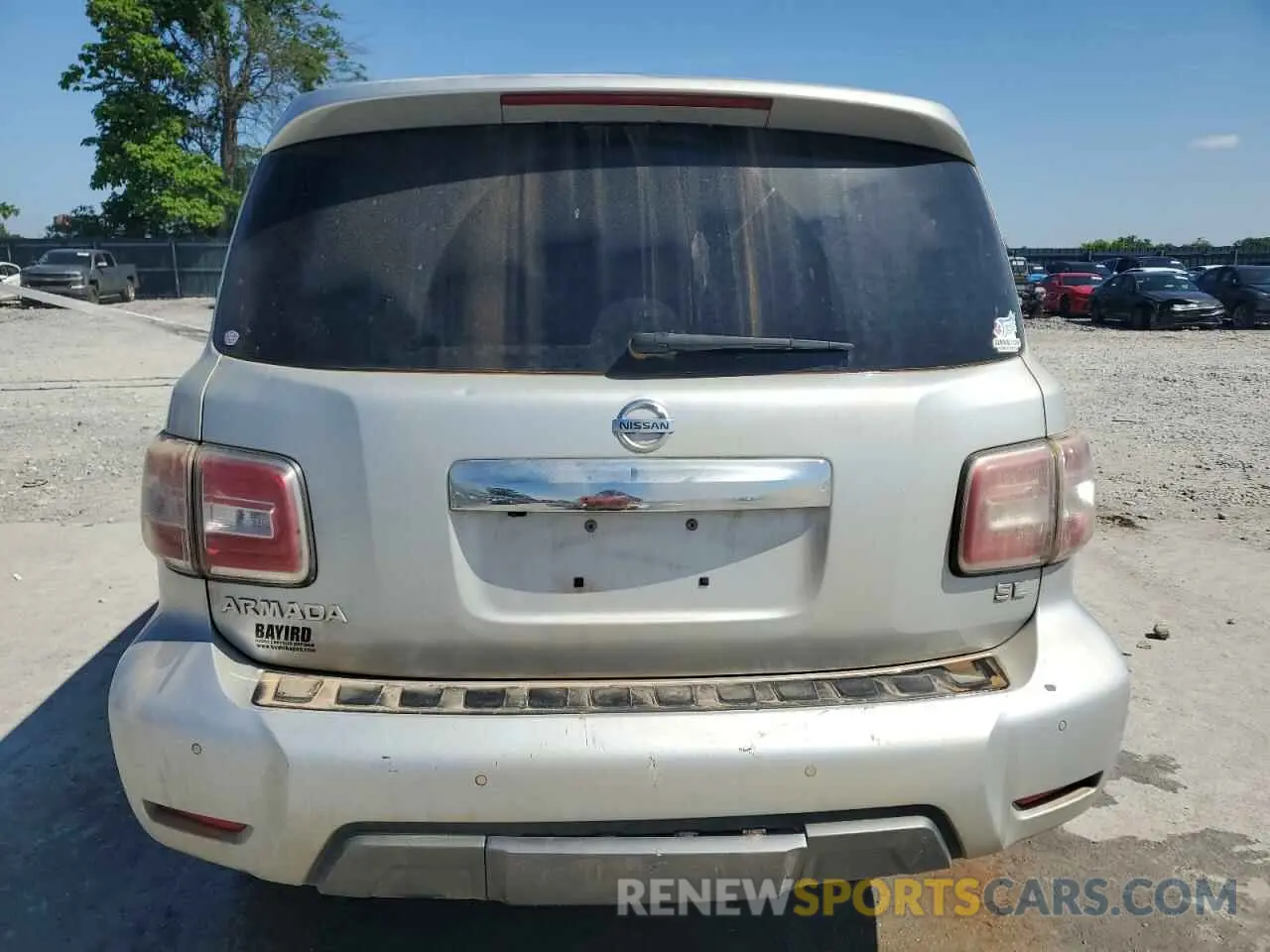 6 fotografías del automóvil dañado JN8AY2NC8KX509294 NISSAN ARMADA 2019