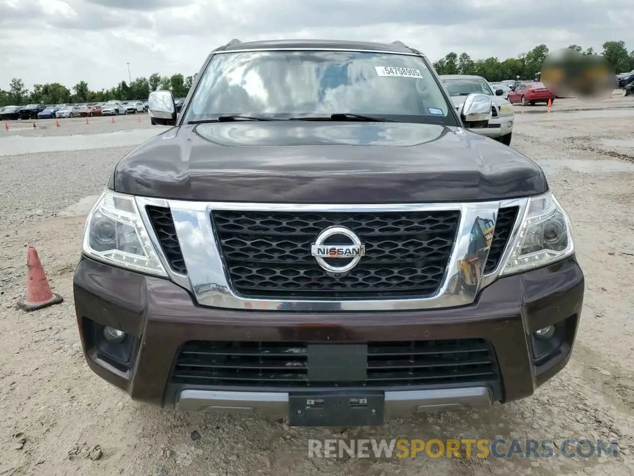 5 fotografías del automóvil dañado JN8AY2NCXKX510639 NISSAN ARMADA 2019