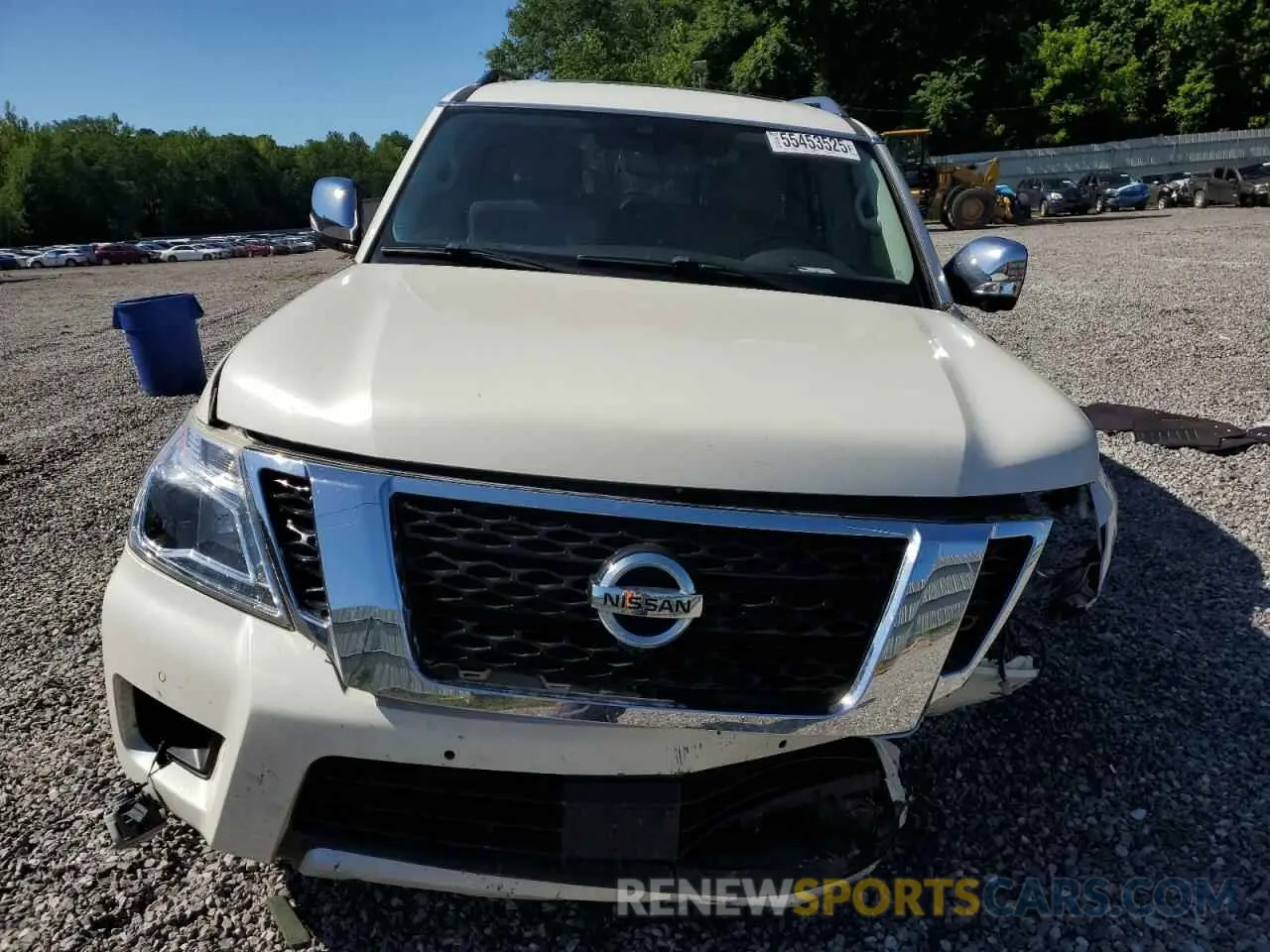 5 fotografías del automóvil dañado JN8AY2ND0K9086367 NISSAN ARMADA 2019